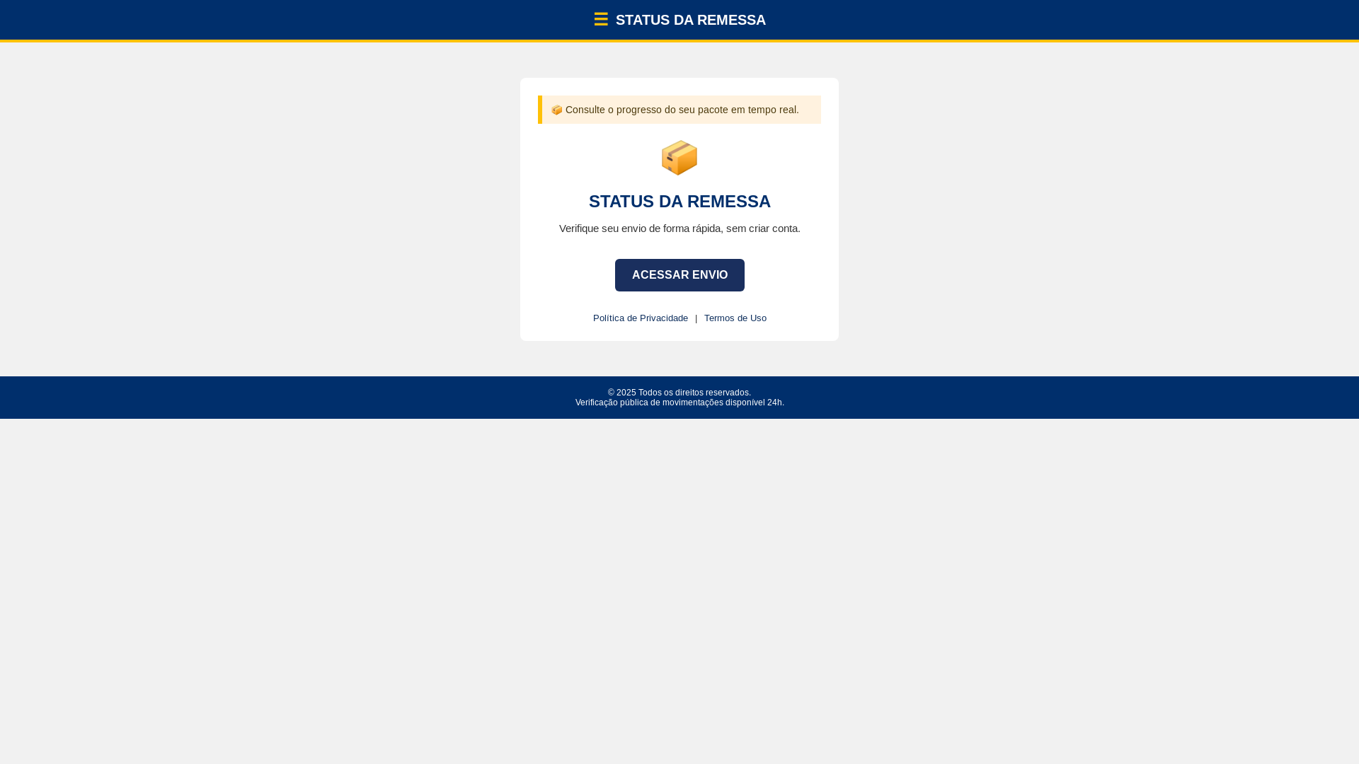 website screenshot of https://procedureoemexecucao.online/