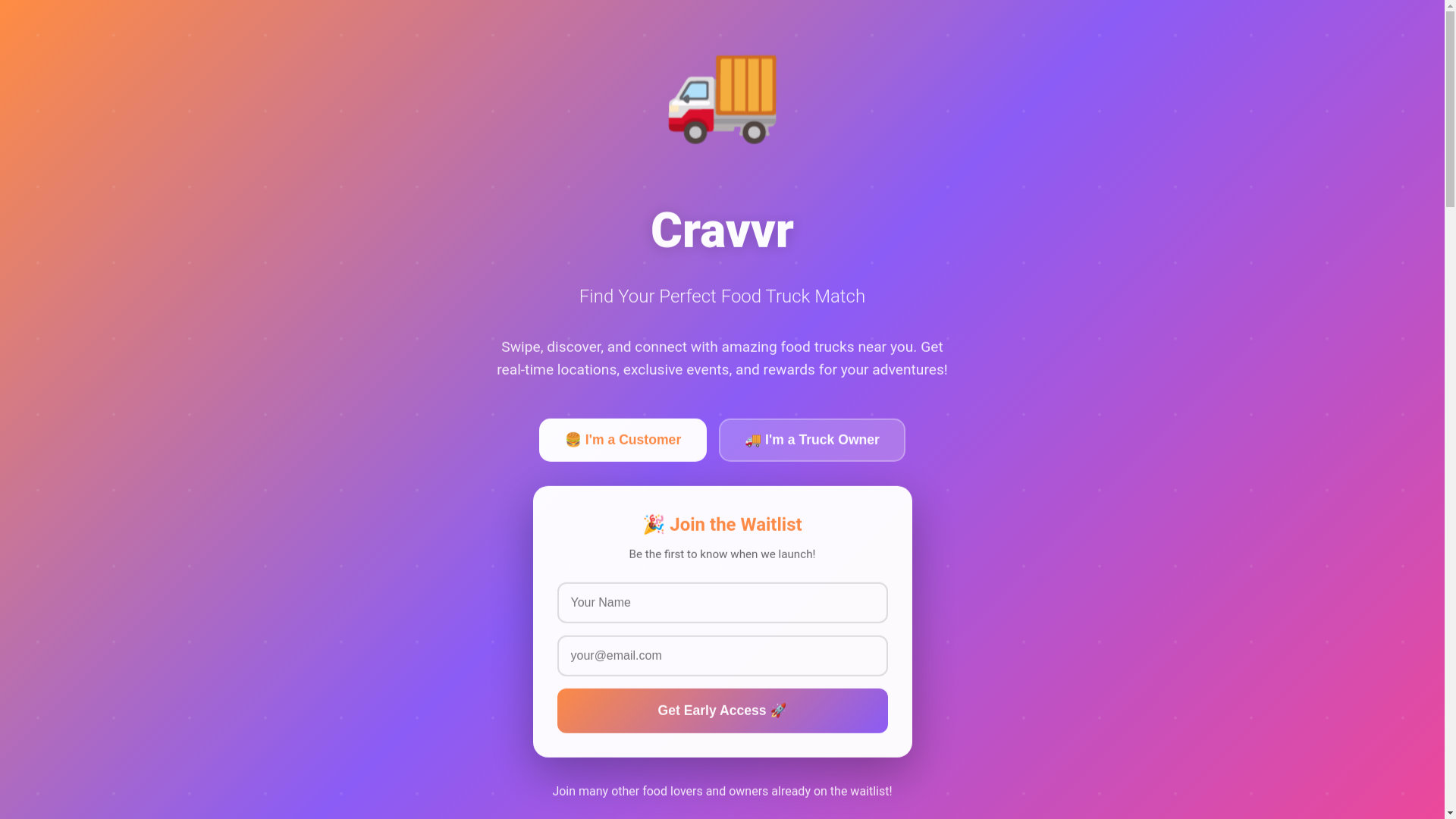 website screenshot of https://cravvr.com/