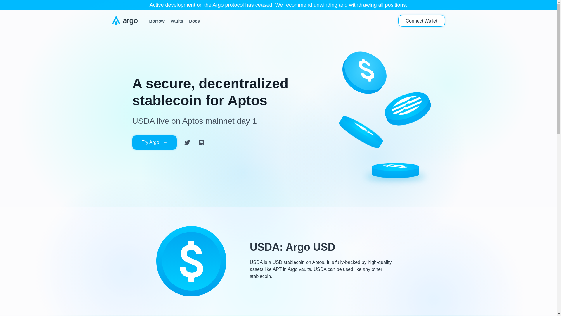 website screenshot of https://argo-interface.pages.dev/