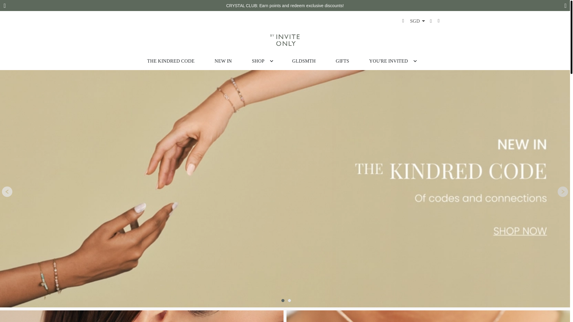 website screenshot of https://byinviteonlystore.com/