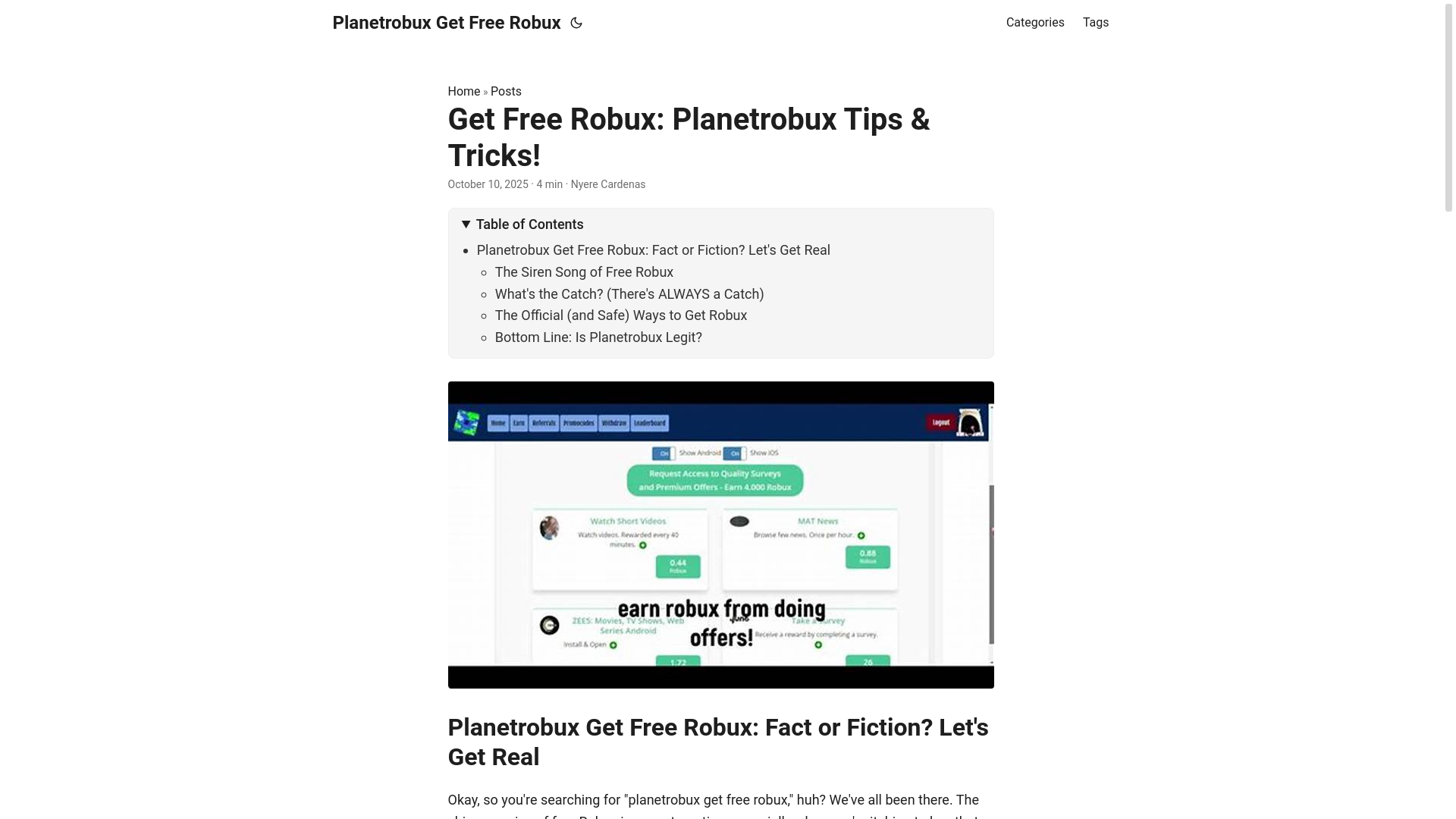 website screenshot of https://planetrobux-get-free-robux.pages.dev/