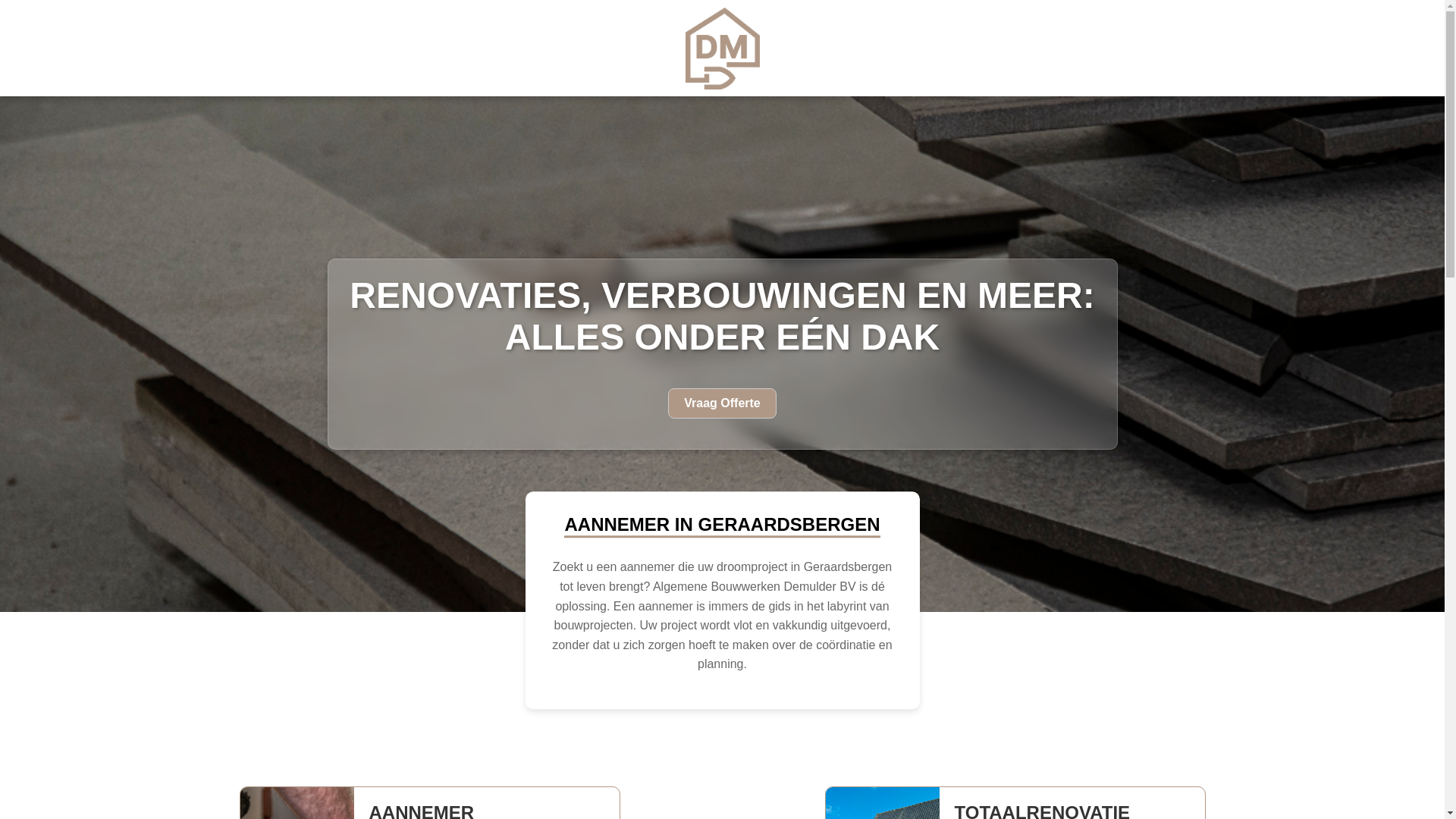 website screenshot of https://bouwwerkendemulder.be/