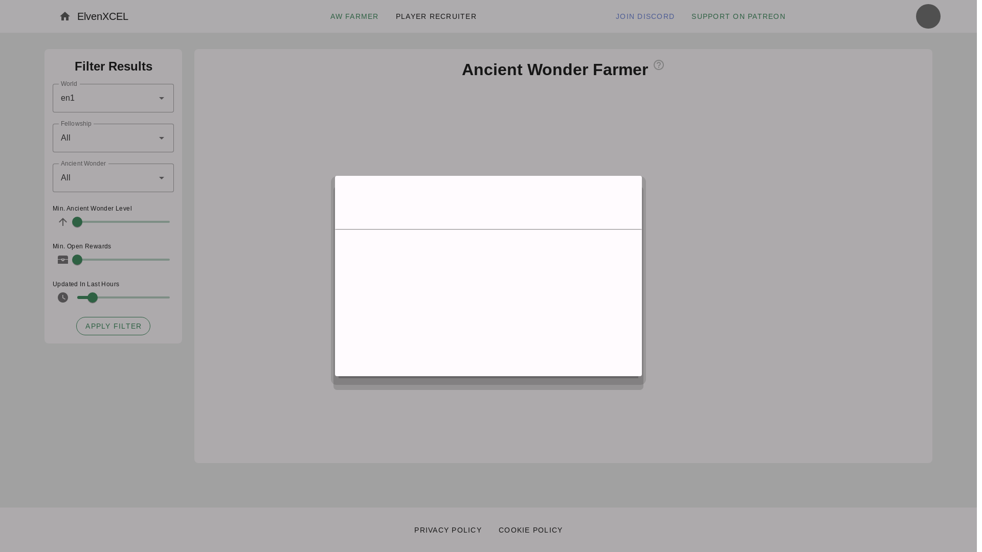 website screenshot of https://elvenar.pages.dev/