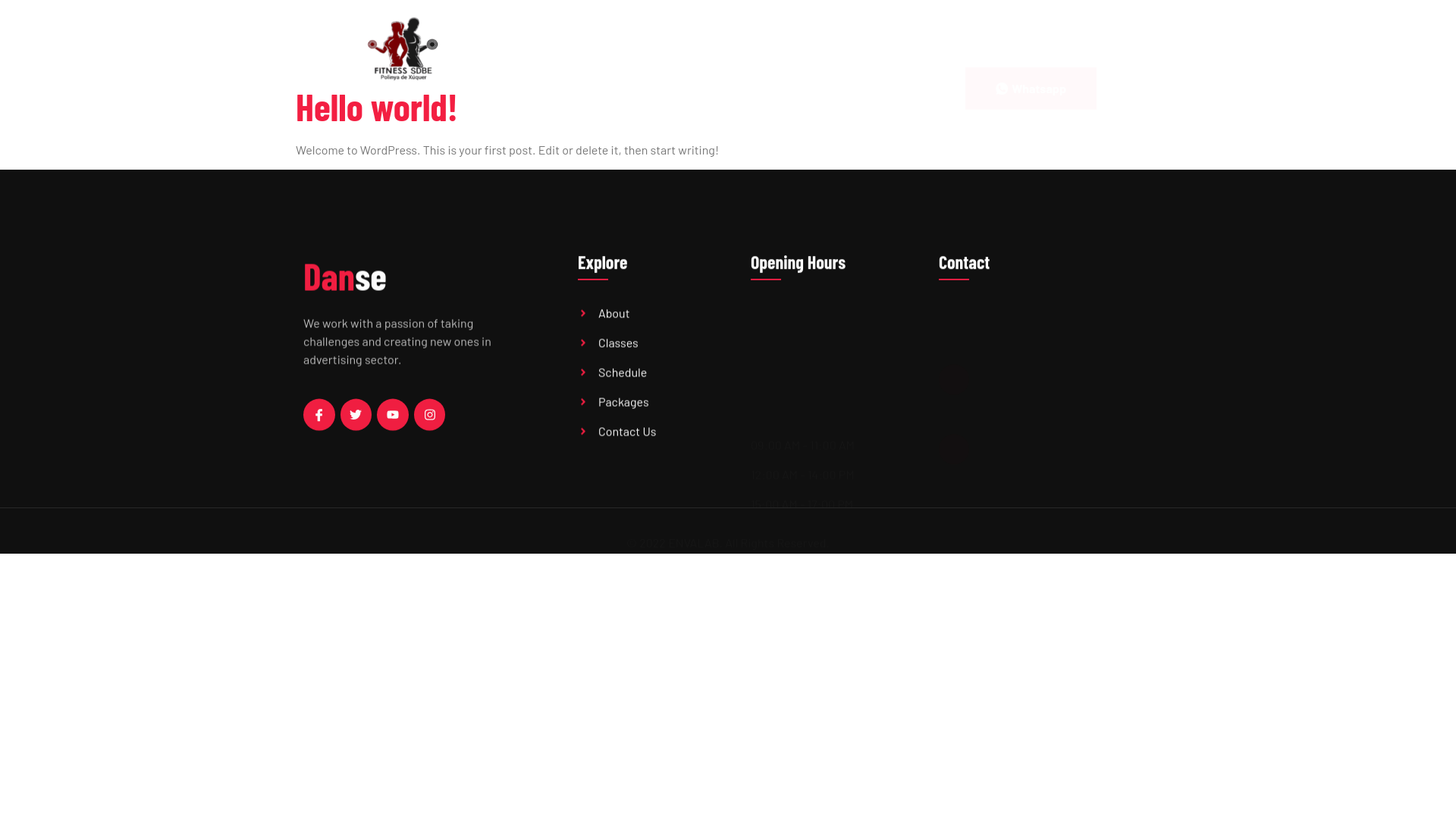 website screenshot of https://estudiodebaileerica.es/