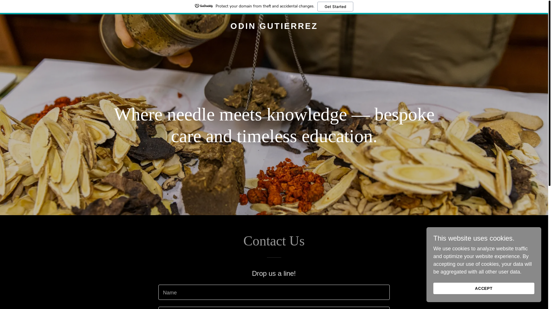 website screenshot of https://odingutierrez.com/