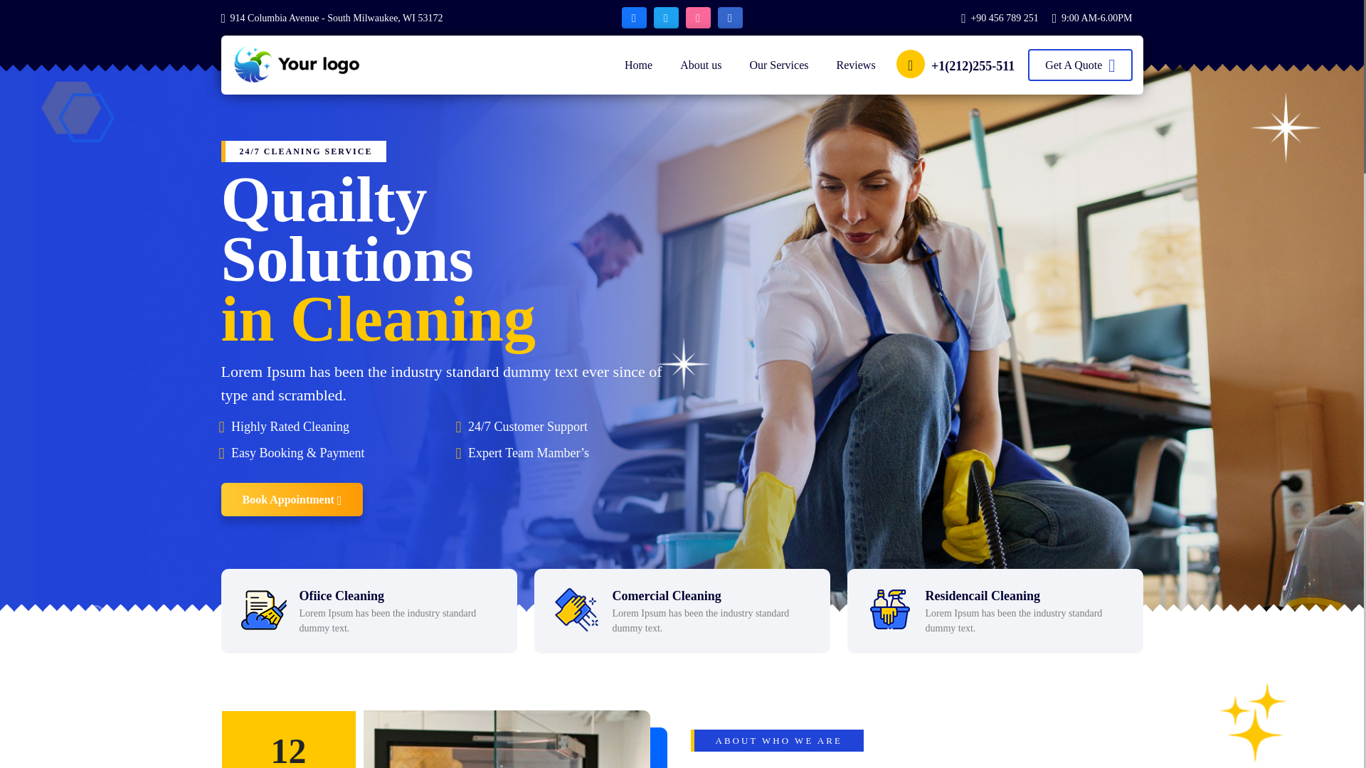 website screenshot of https://cleaning-7x3.pages.dev/