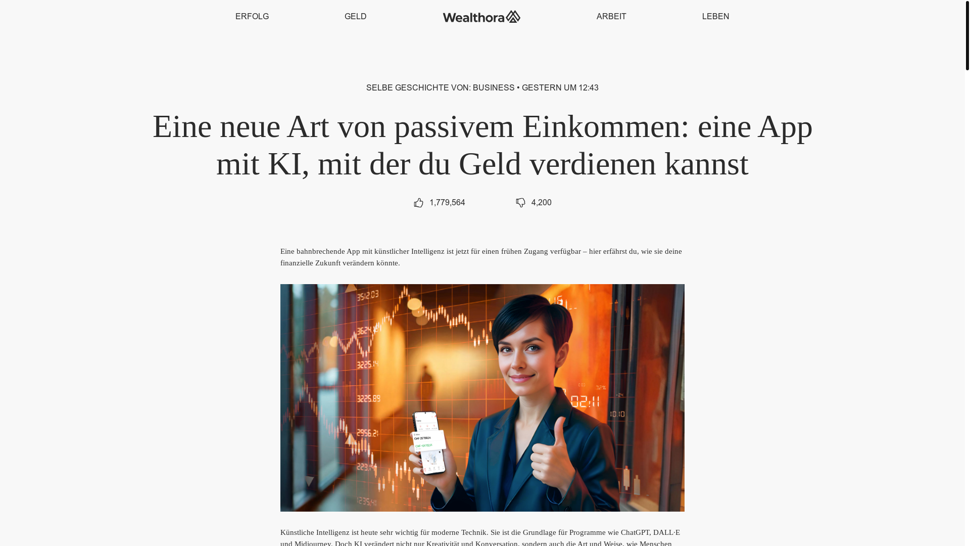 website screenshot of https://einkommensautomat.com/