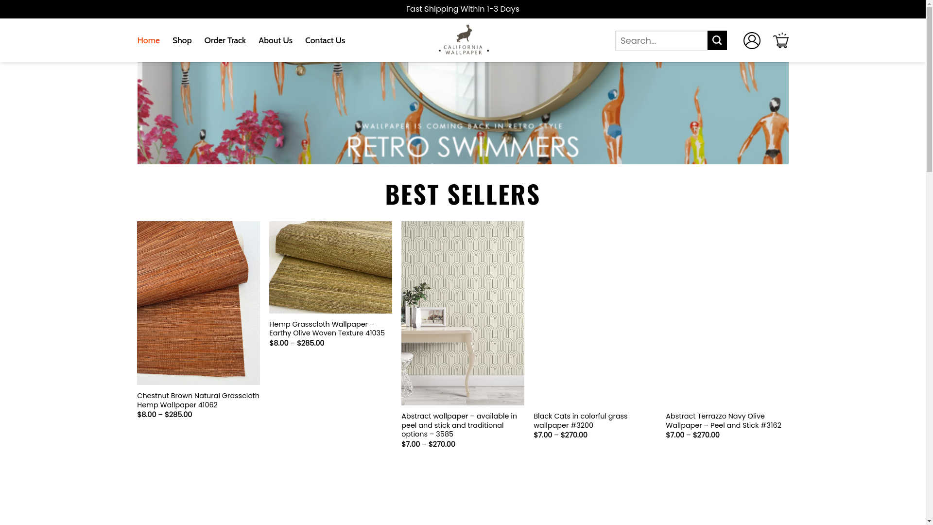 website screenshot of https://mycawallpaper.shop/