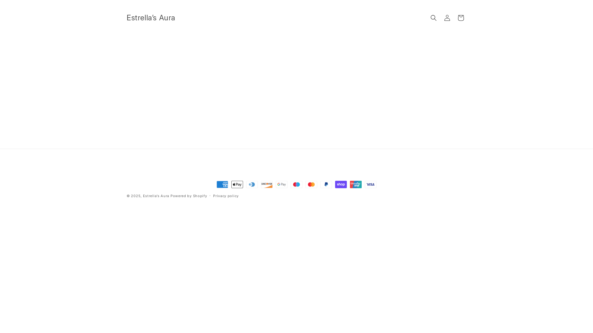 website screenshot of https://estrellasaura.com/
