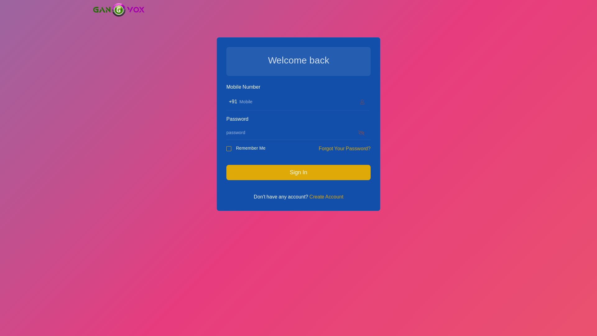 website screenshot of https://ganvox.cc/
