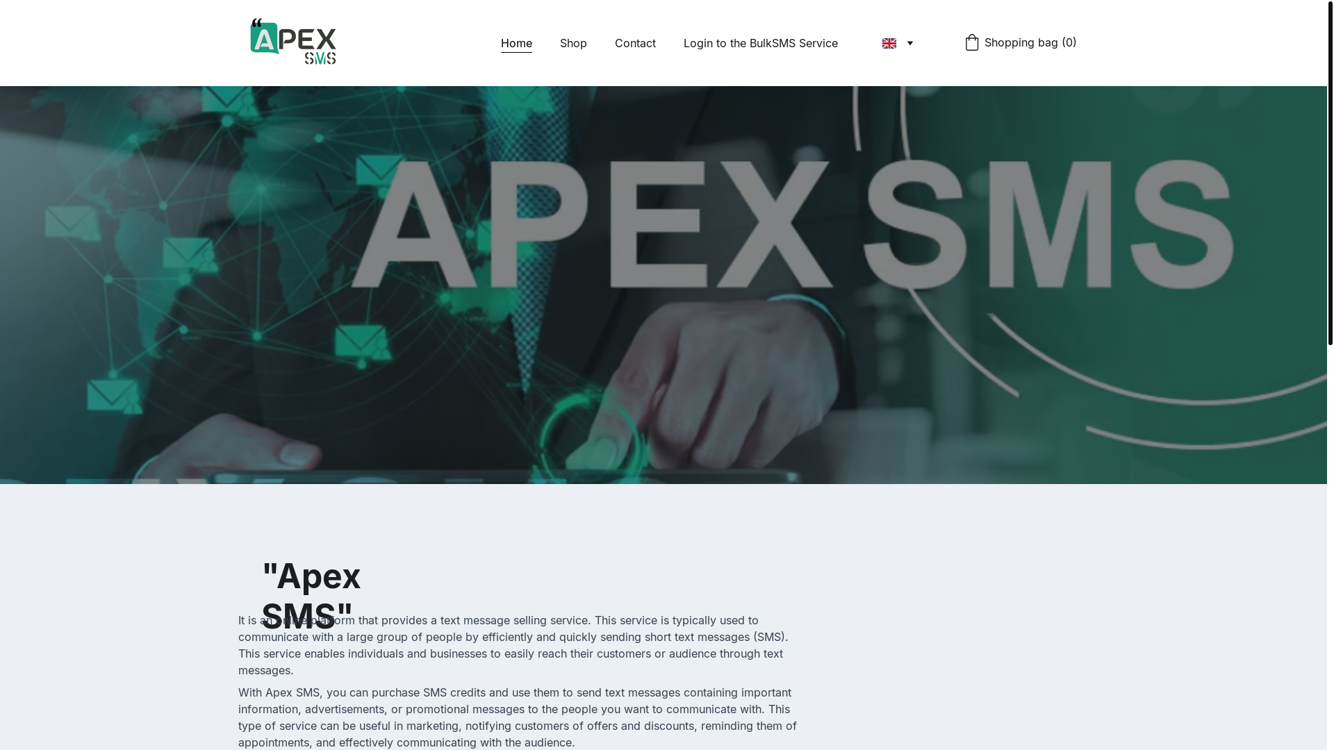 website screenshot of https://apexsms.net/?%202147483647