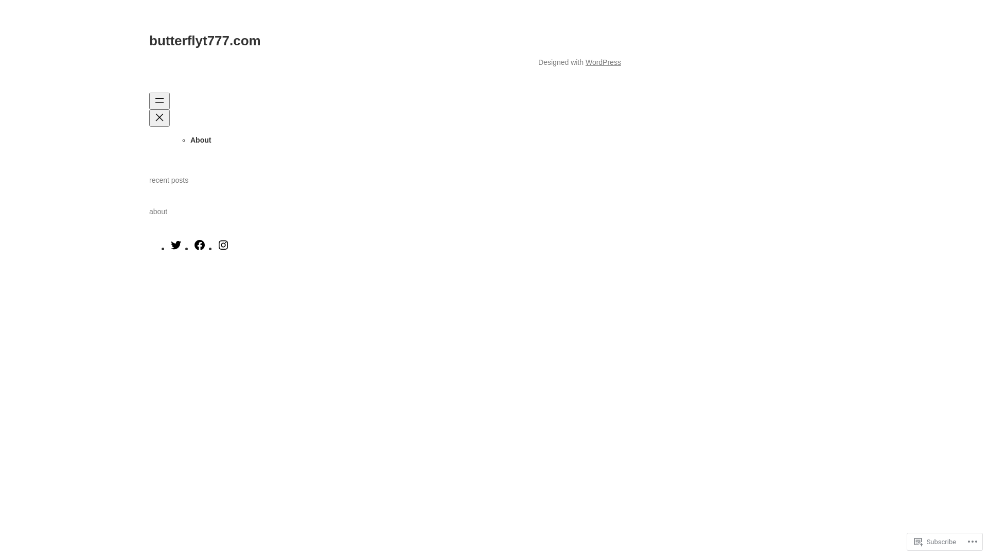 website screenshot of https://butterflyt777.com/
