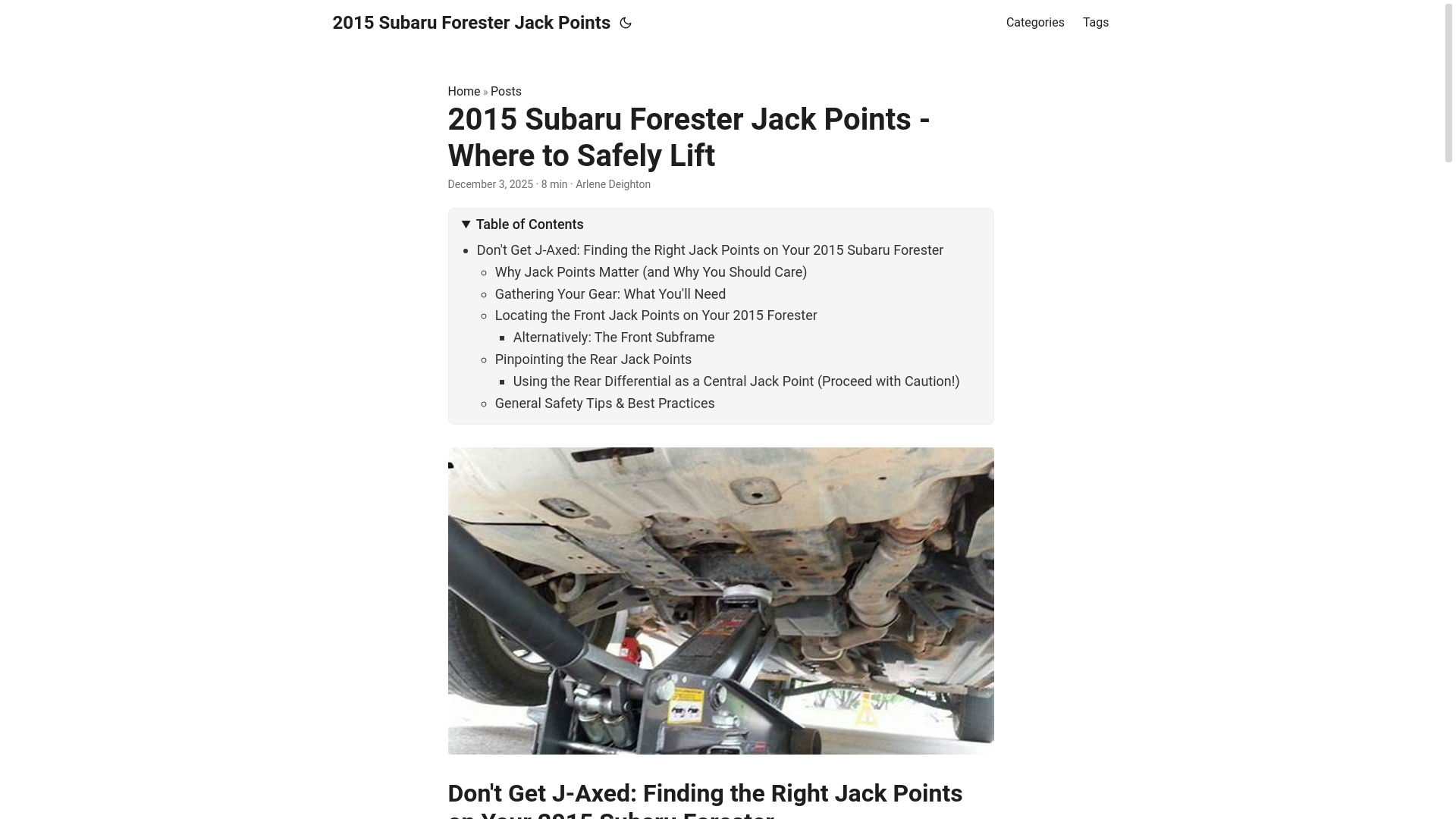 website screenshot of https://2015subaruforesterjackpoints3.pages.dev/
