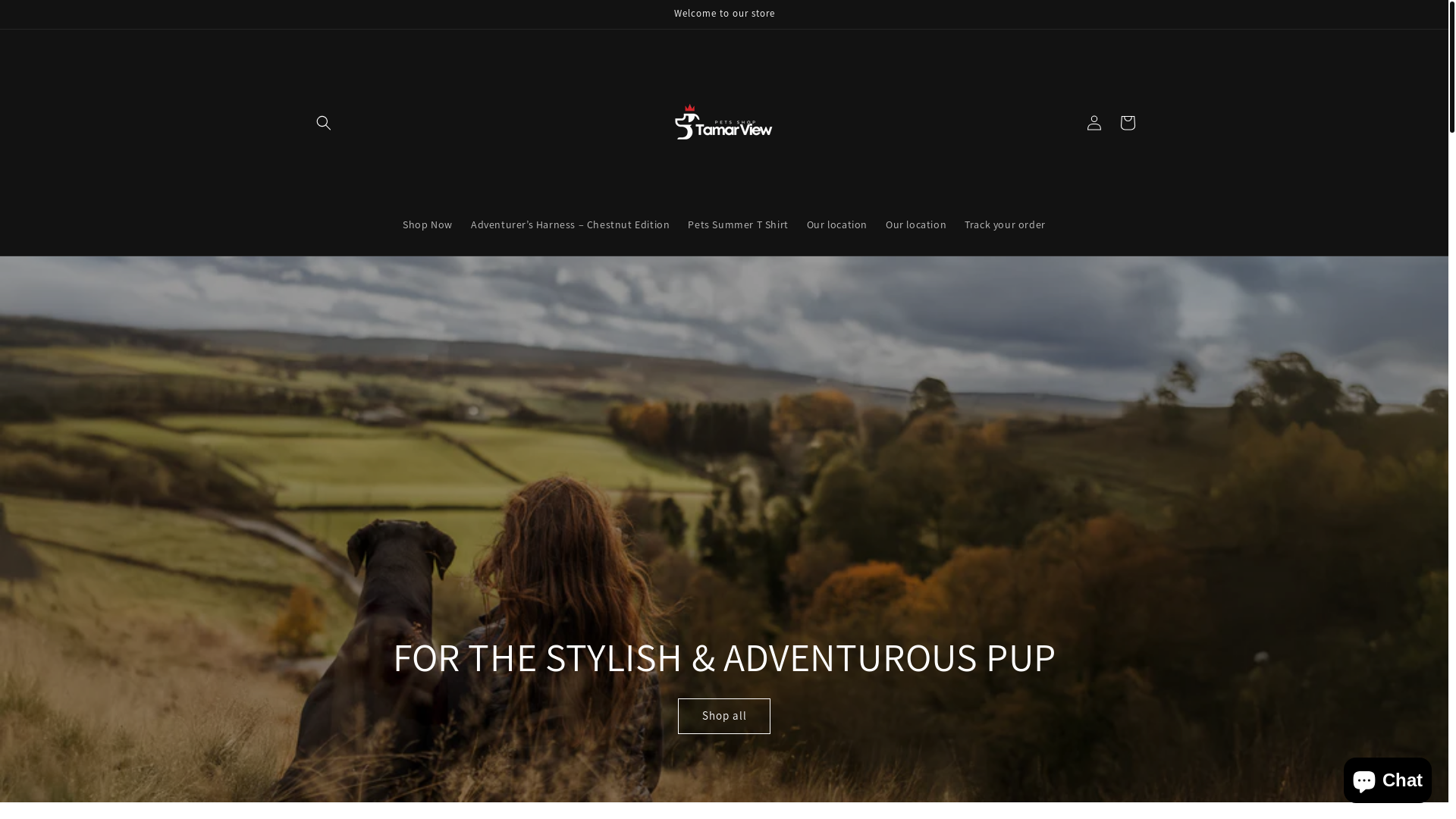 website screenshot of https://tamarviewpets.com/