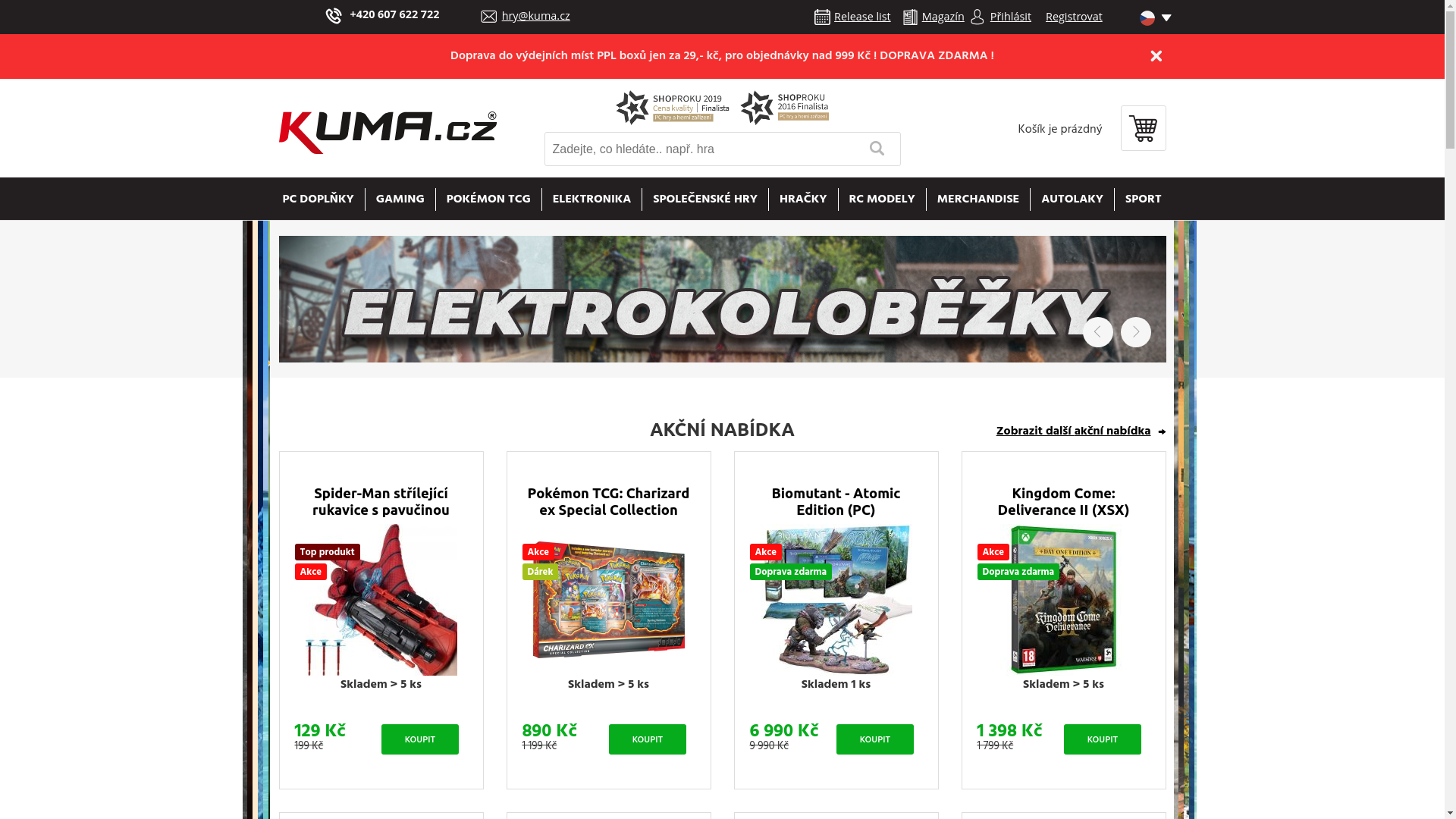 website screenshot of https://kuma.cz/
