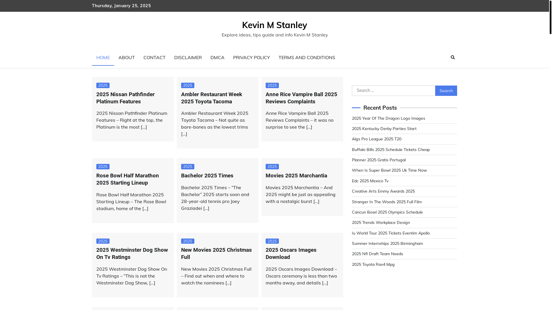 website screenshot of https://kevinmstanleys.pages.dev/