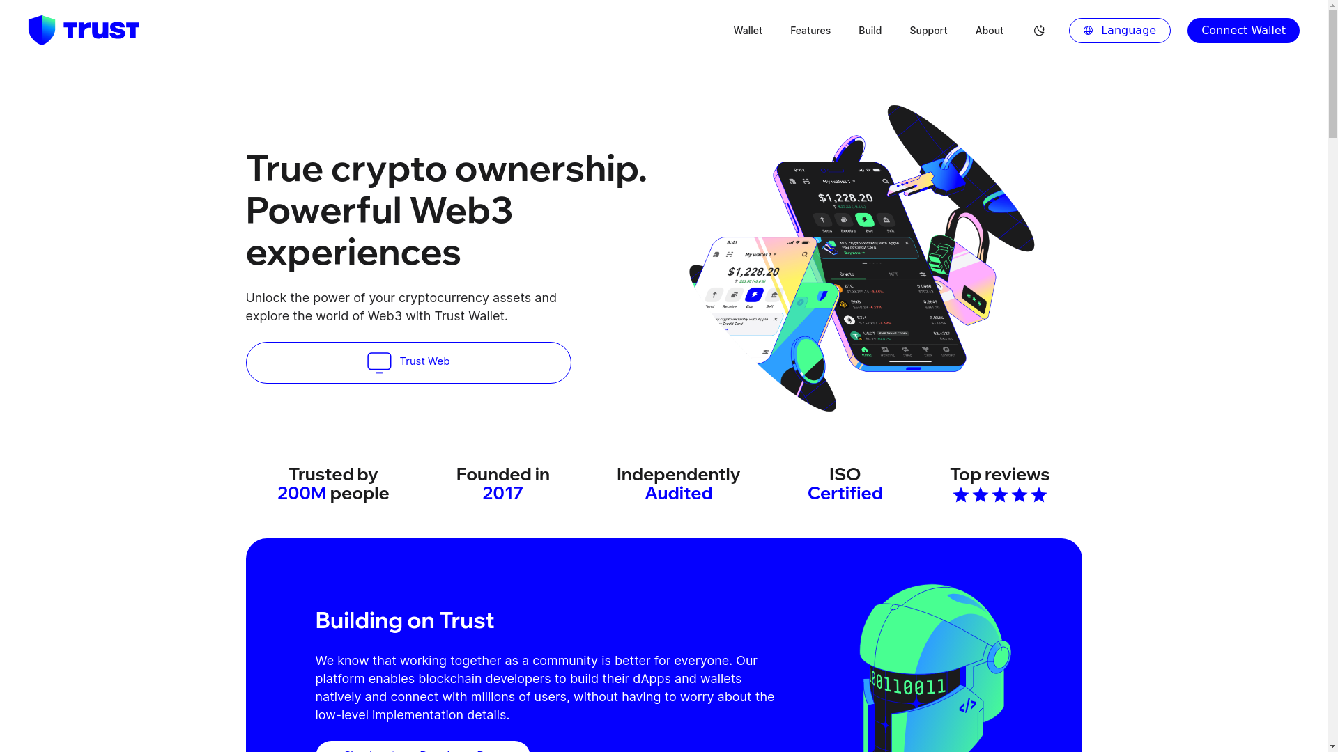 website screenshot of https://trusted-cw2.pages.dev/