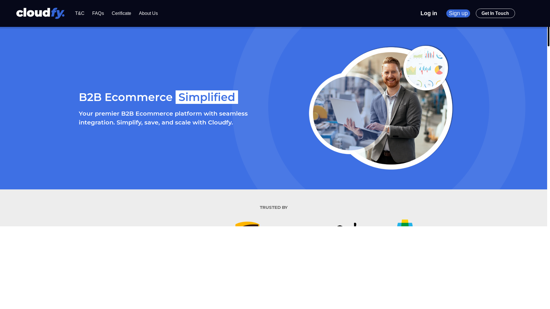 website screenshot of https://cloudfy-reviews.com/