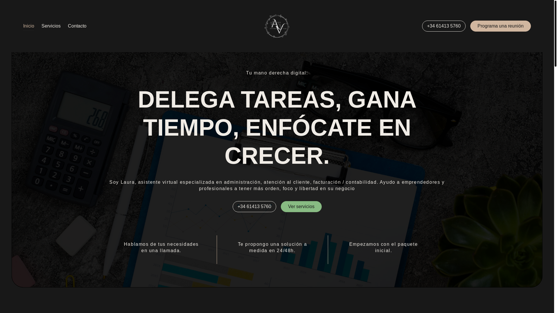website screenshot of https://lauractav.es/