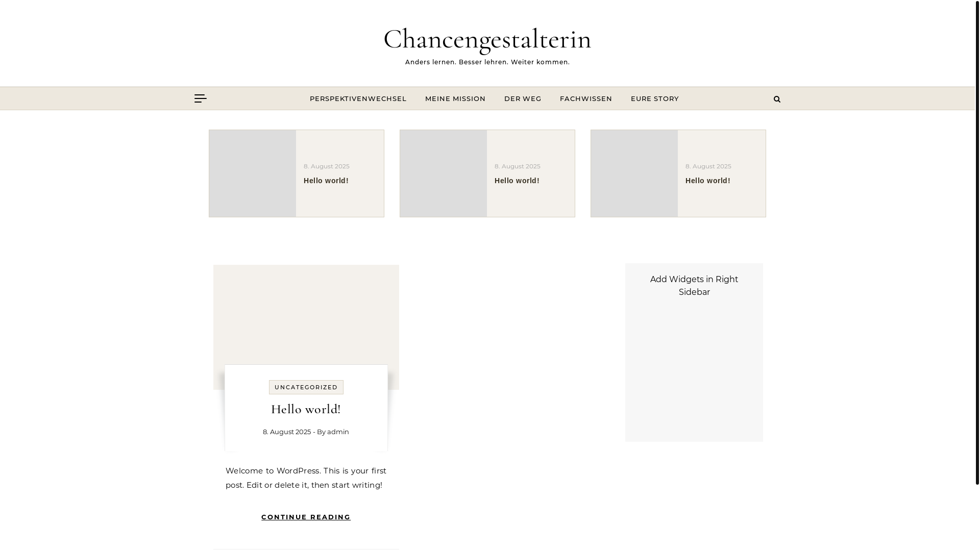 website screenshot of https://chancengestalterin-bildung.de/