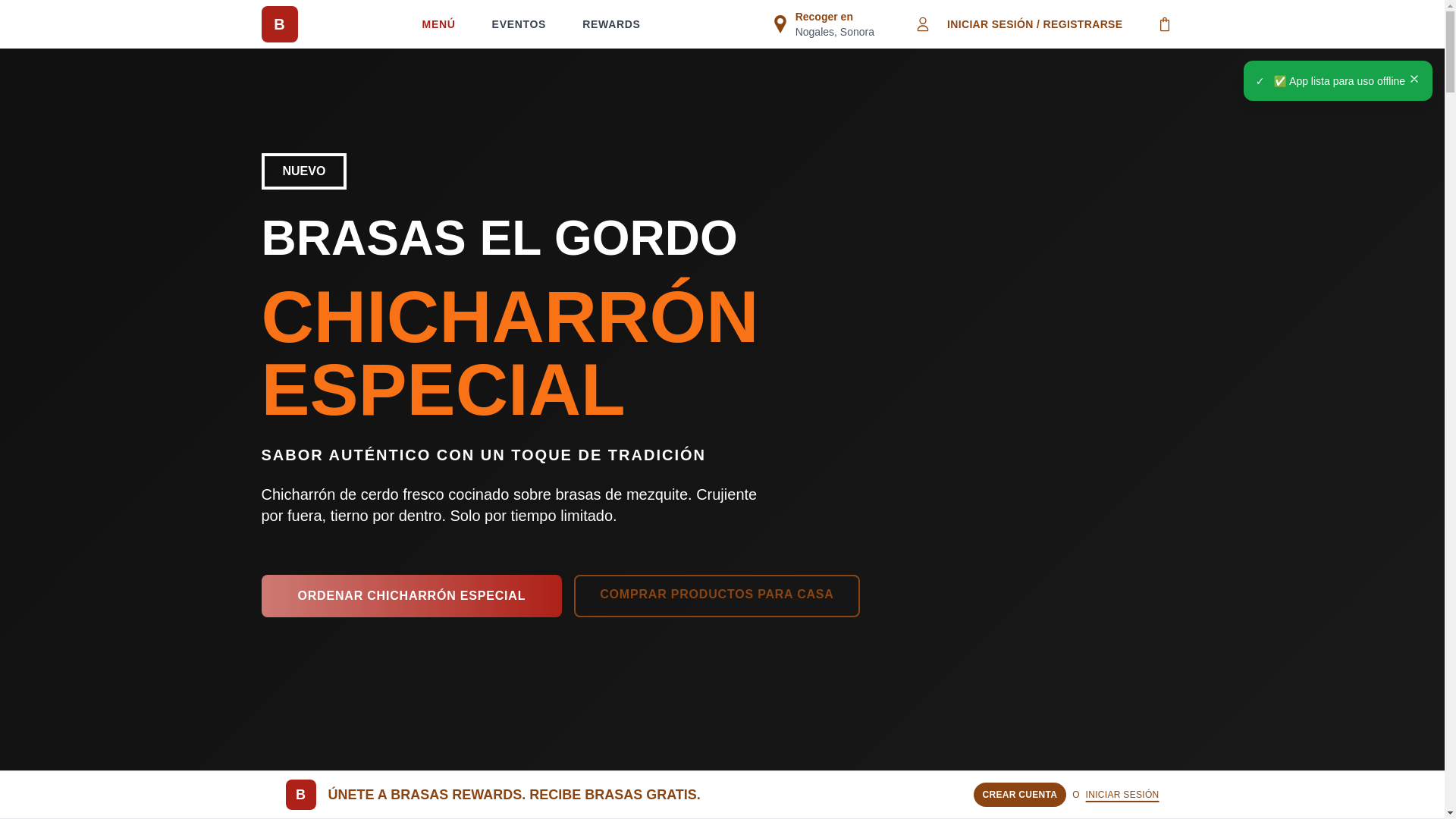 website screenshot of https://brasassmokehouse.com/