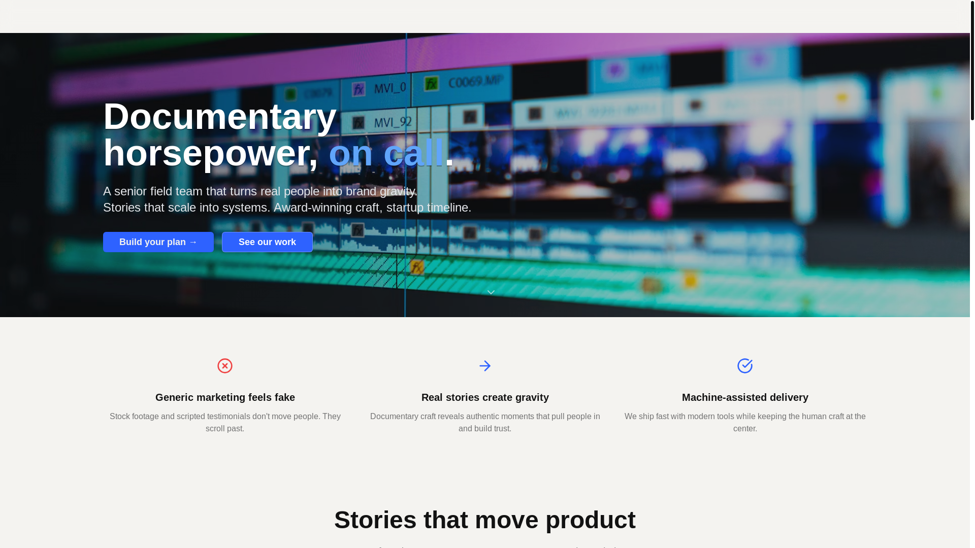 website screenshot of https://thecurioushuman.studio/
