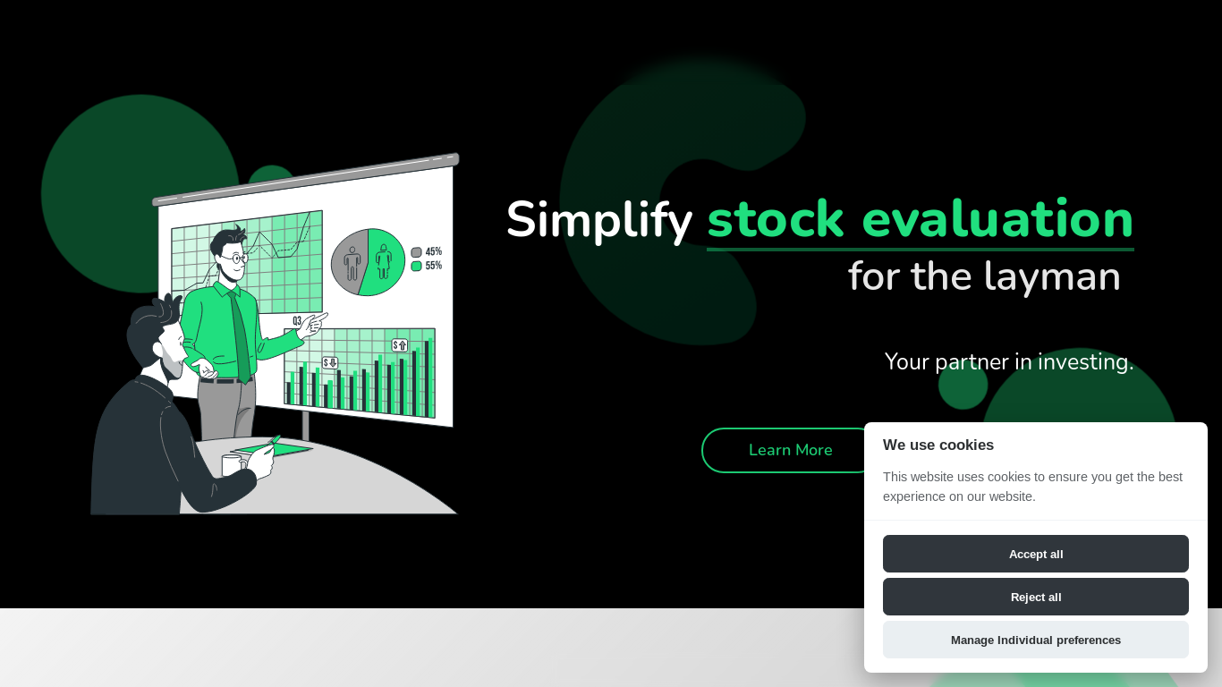 website screenshot of https://stockvaluation.pages.dev/
