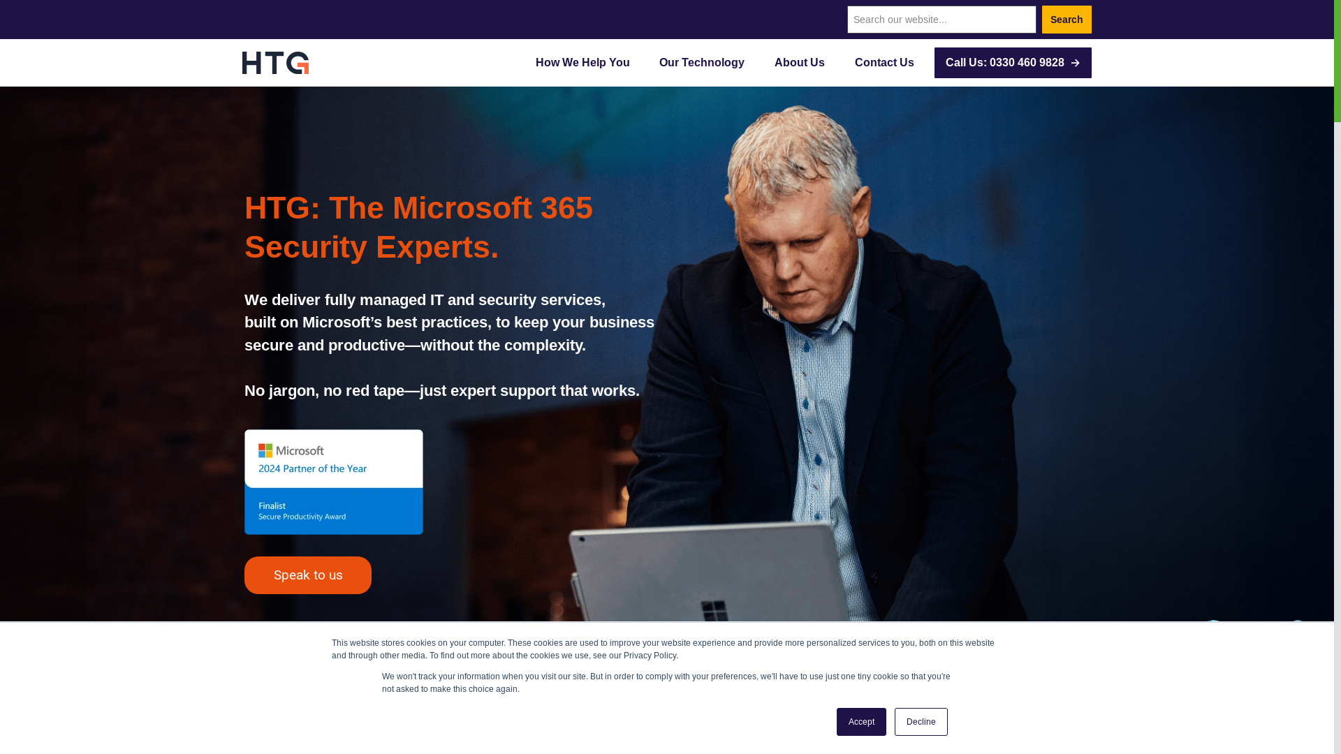website screenshot of https://howelltech-grp.com/