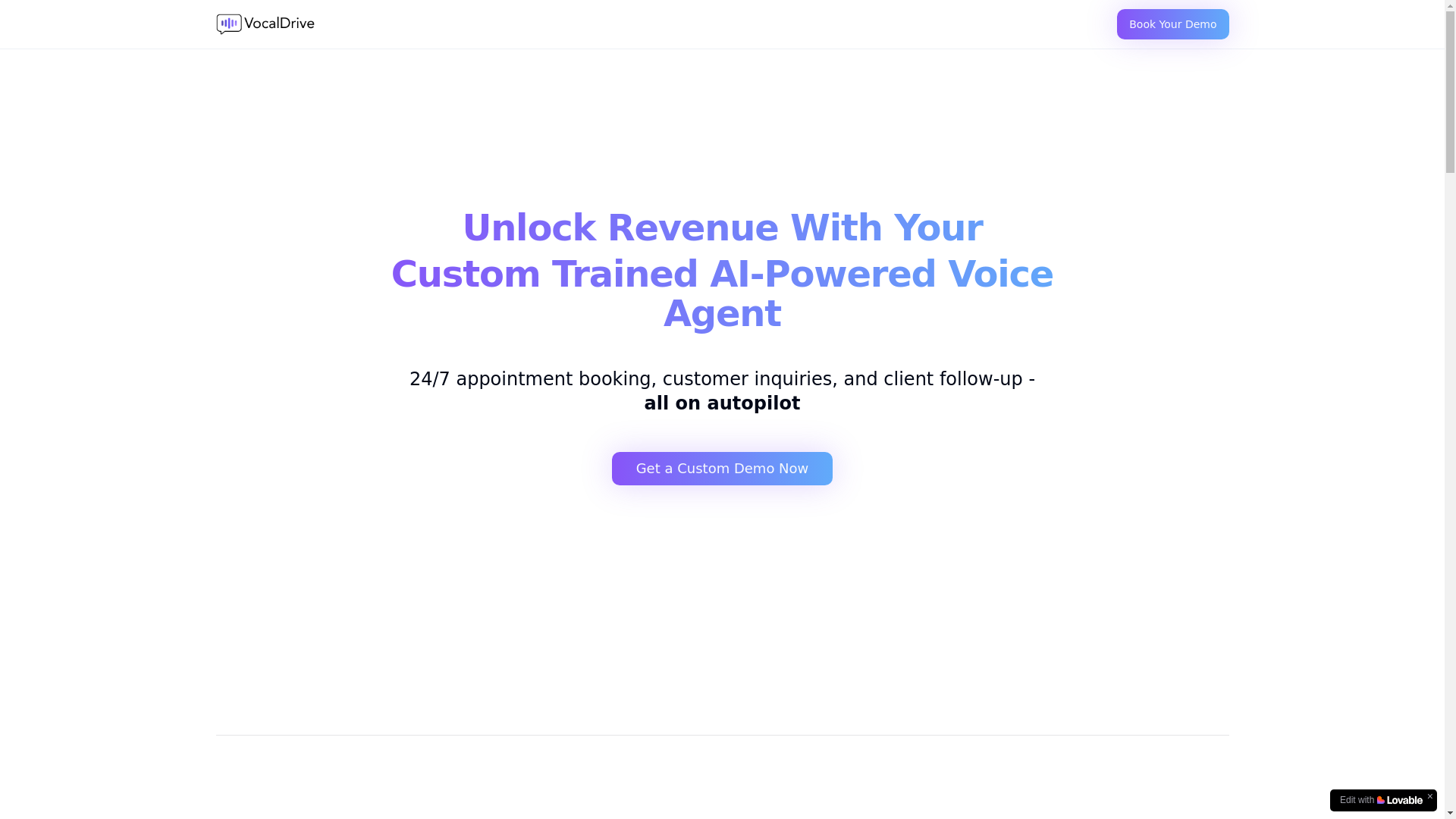 website screenshot of https://voicedrive.ai/