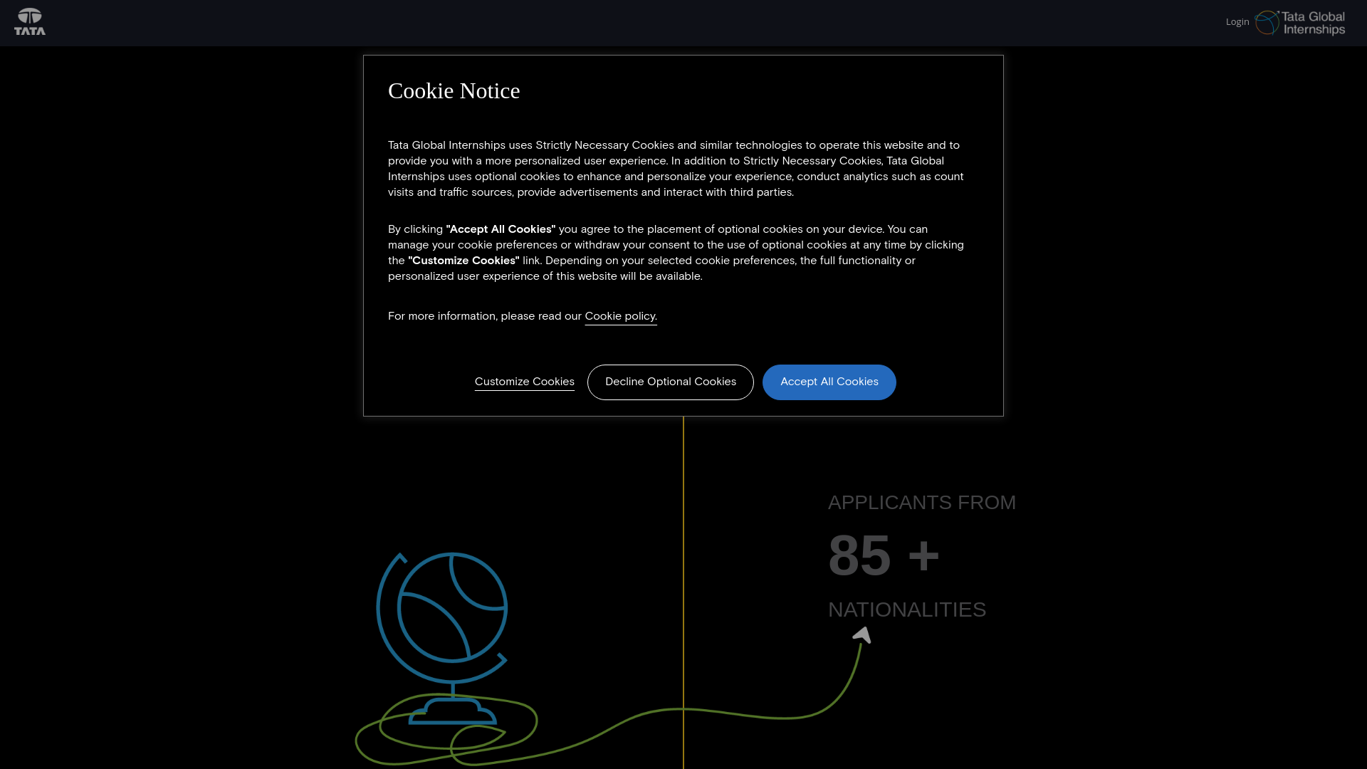 website screenshot of https://www.tataglobalinternships.tata.com/iDH/tgi/home?utm_source=forage