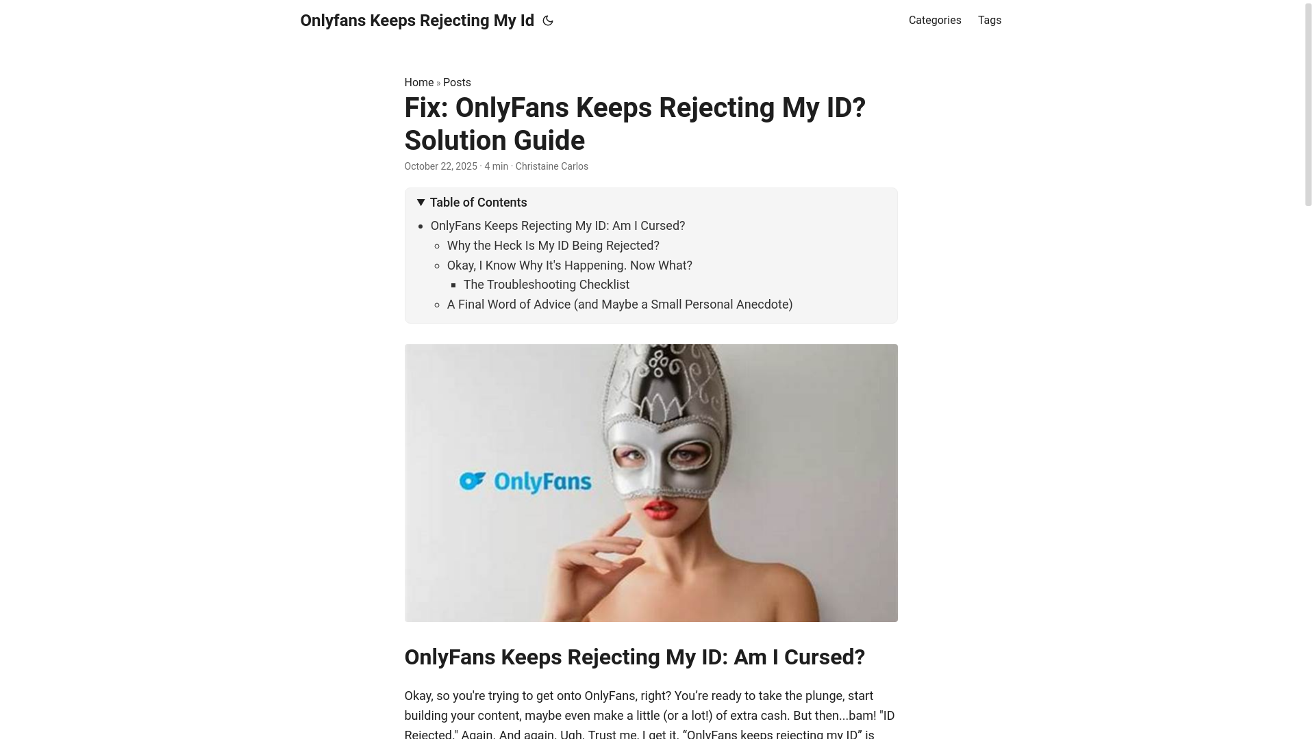 website screenshot of https://onlyfans-keeps-rejecting-my-id.pages.dev/