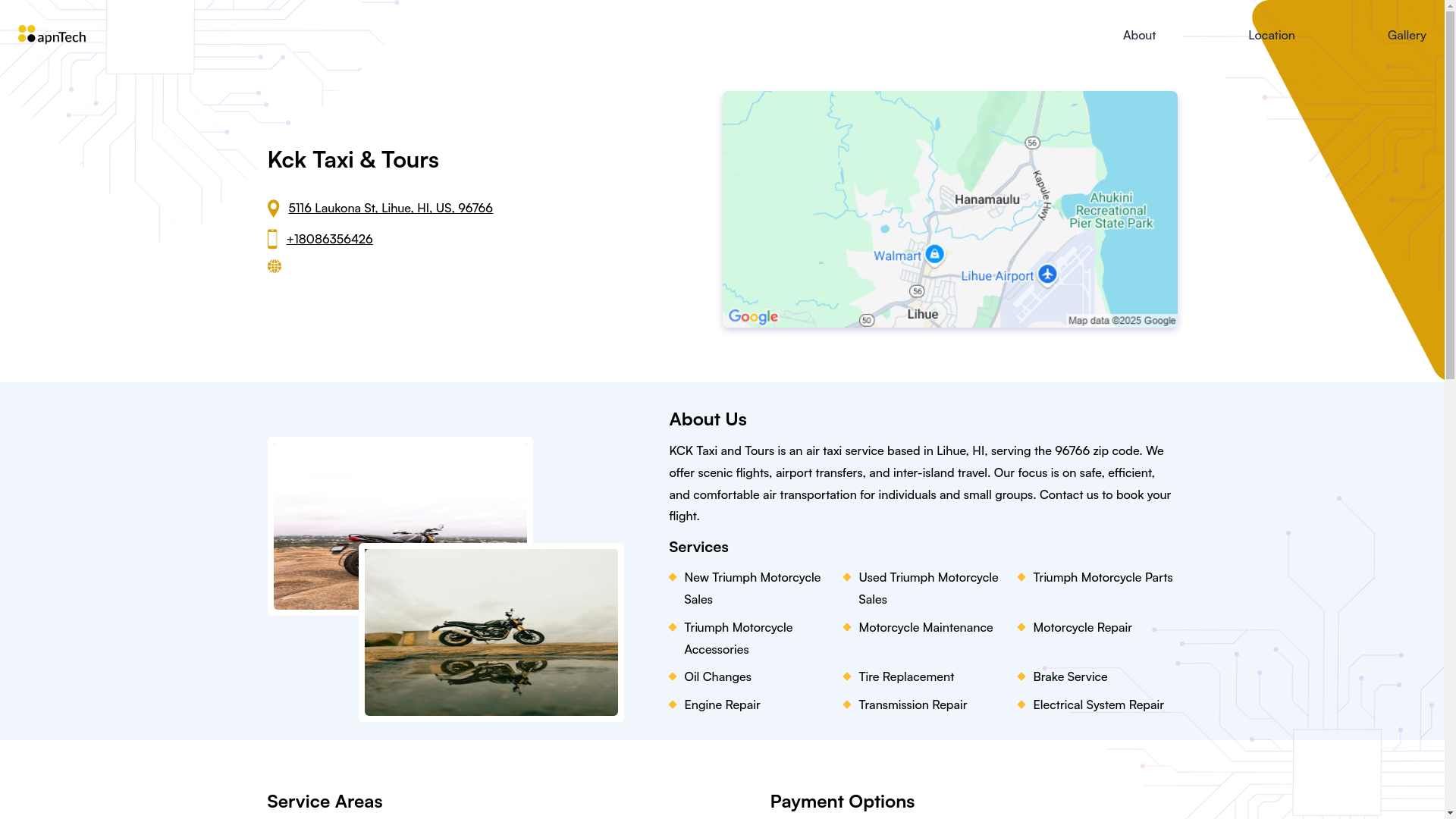 website screenshot of https://kcktaxitours.online/