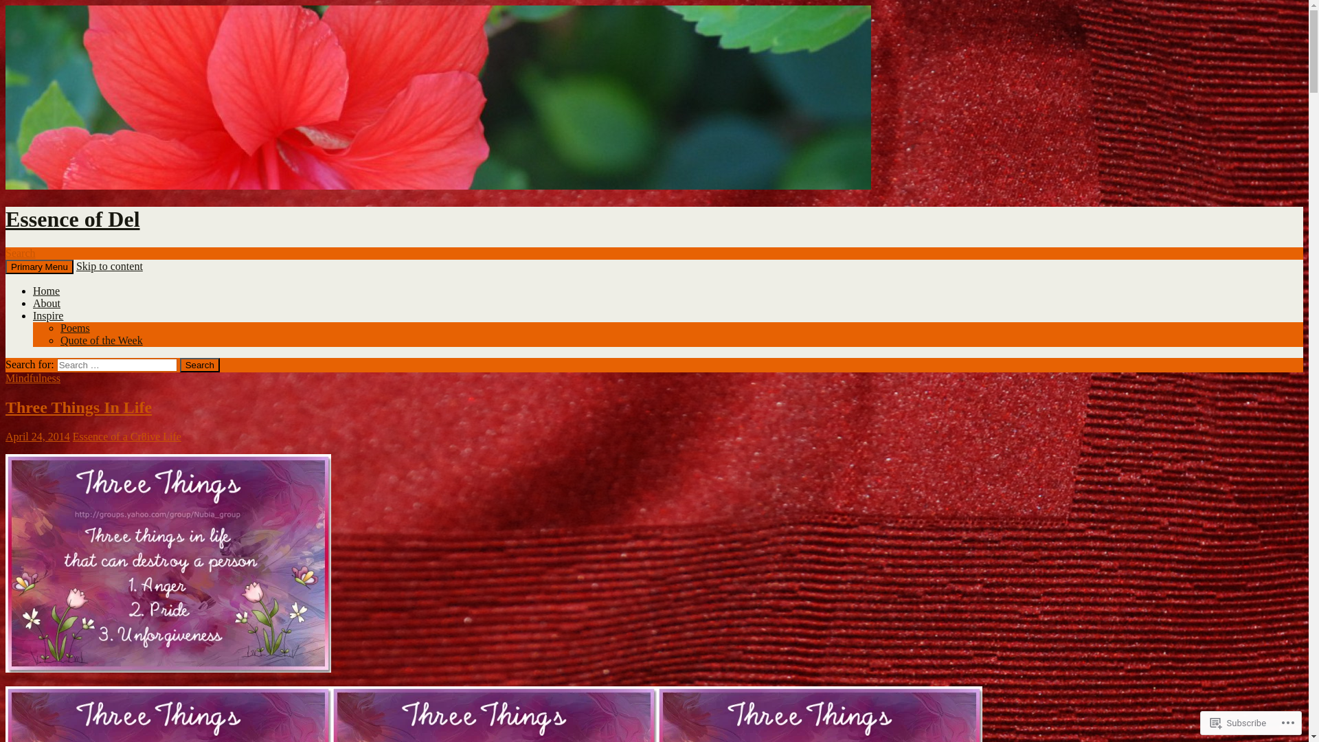 website screenshot of https://essenceofdel.com/