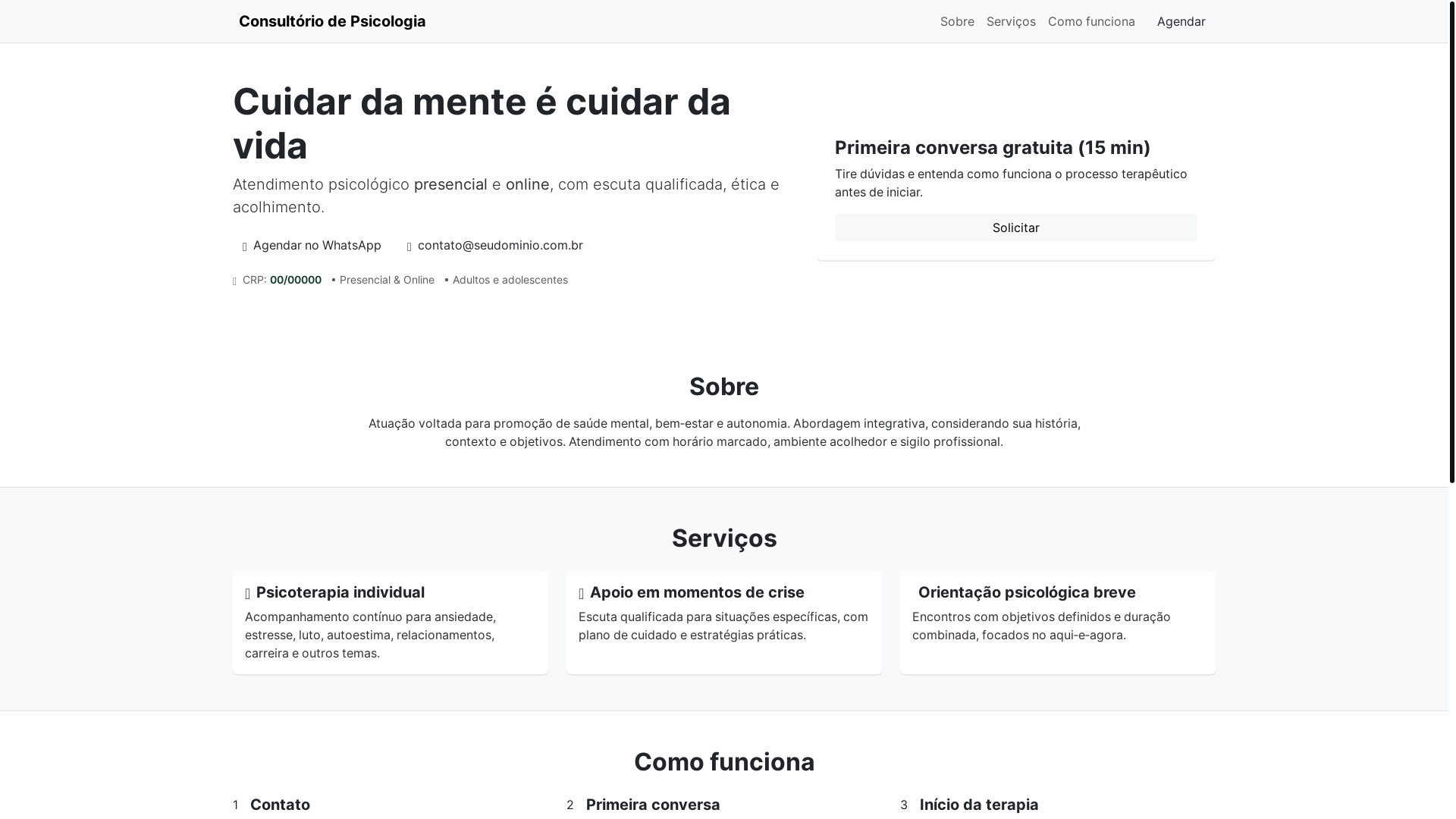 website screenshot of https://psi-landing-page.pages.dev/