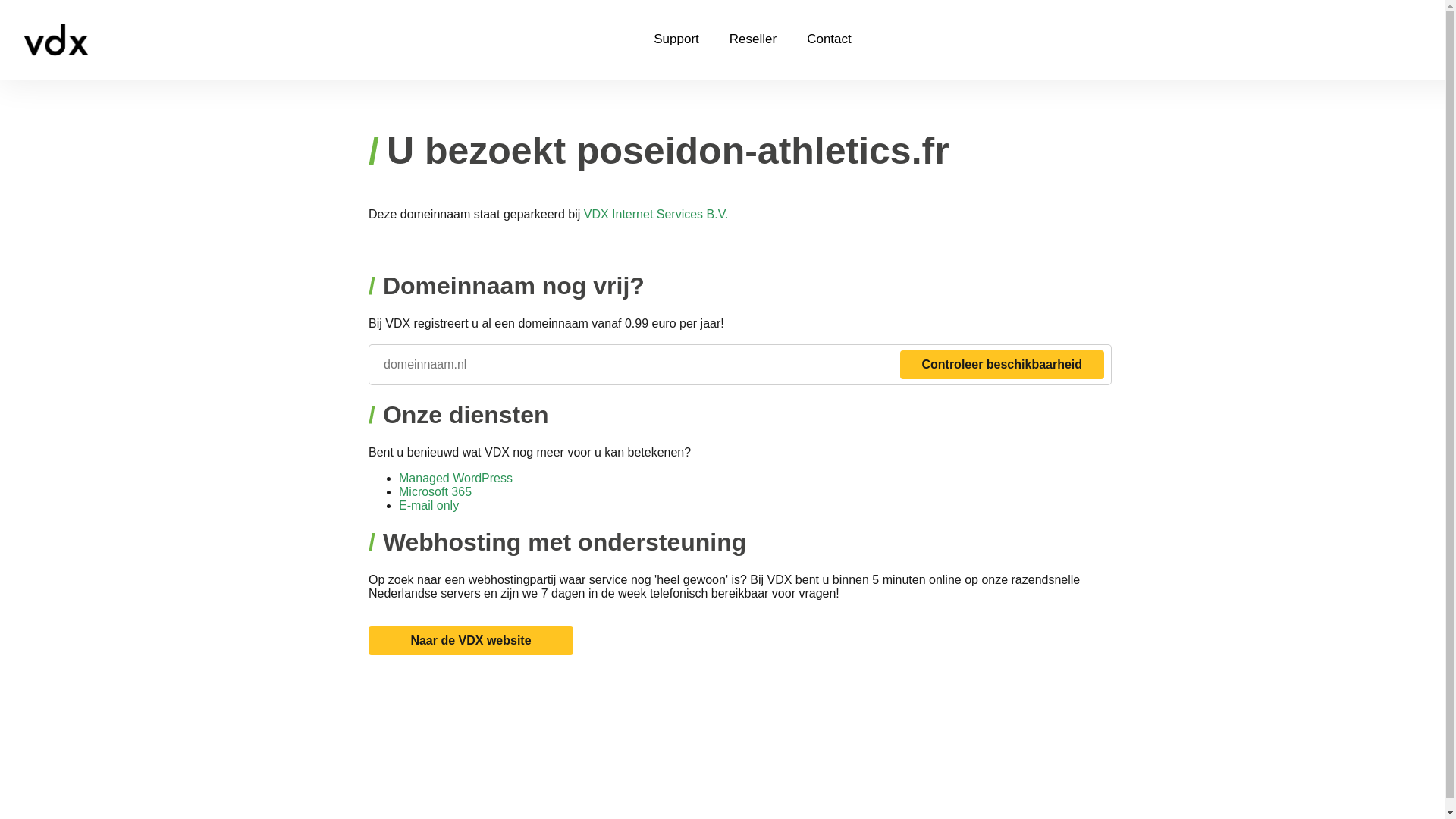 website screenshot of https://poseidon-athletics.fr/