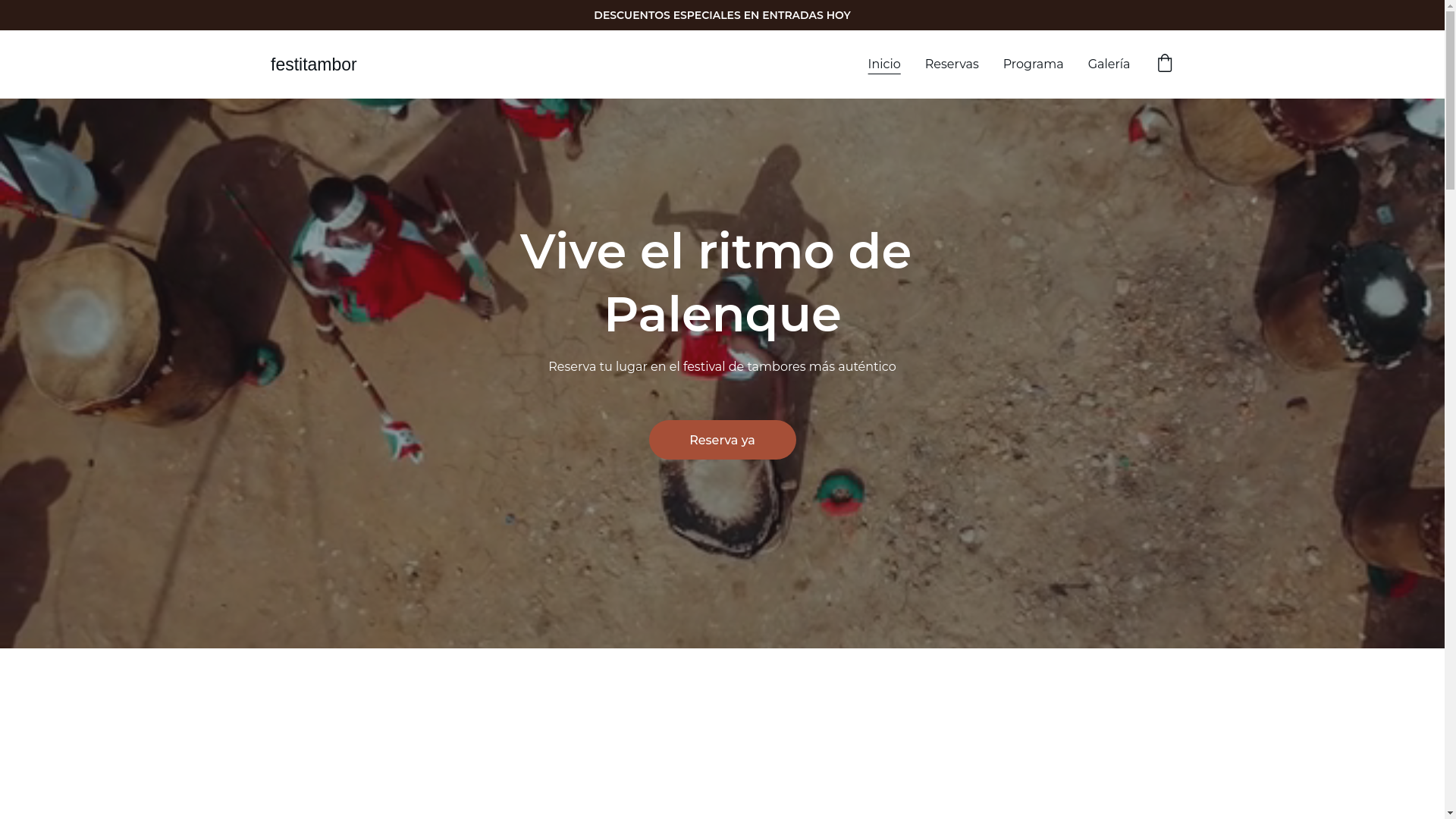 website screenshot of https://festitambor.org/