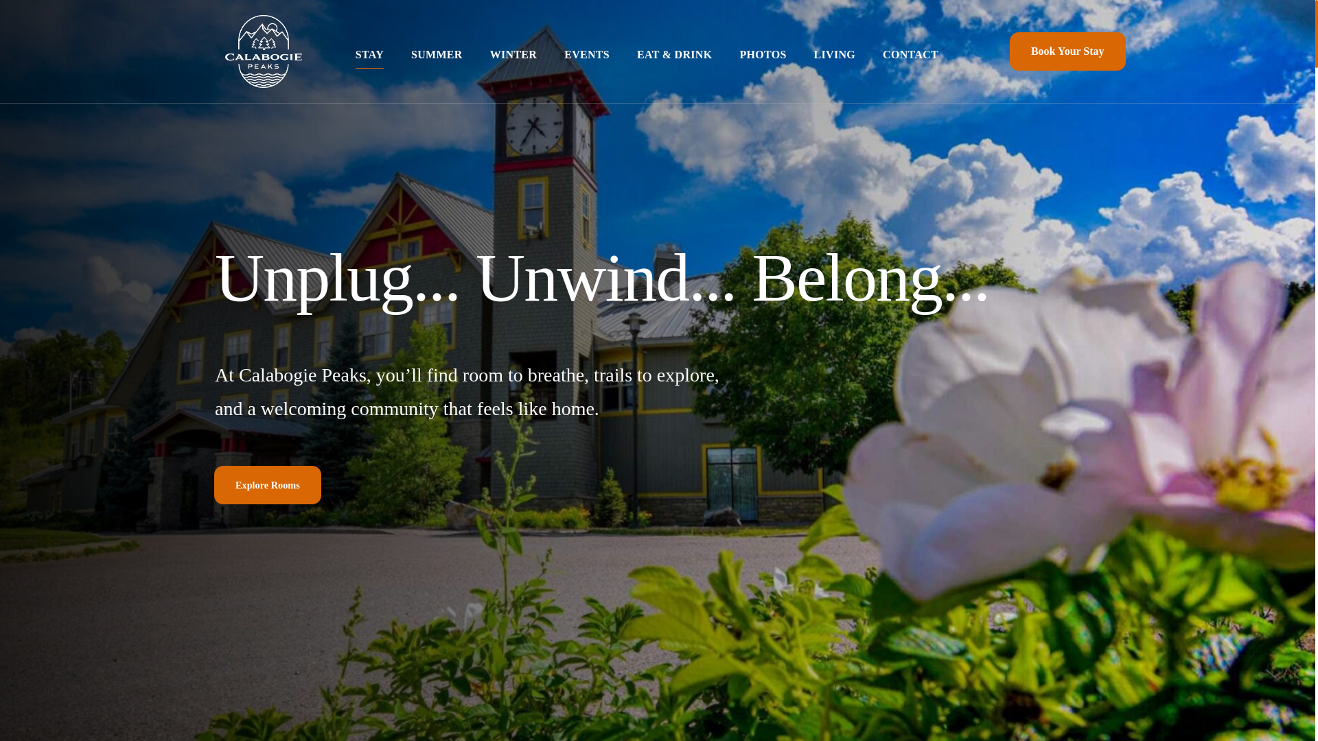 website screenshot of https://mycalabogieliving.com/