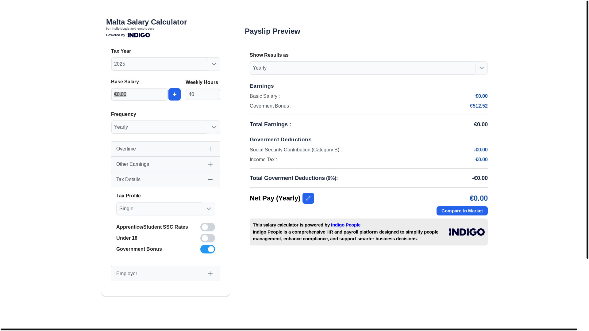 website screenshot of https://mysalary.mt/