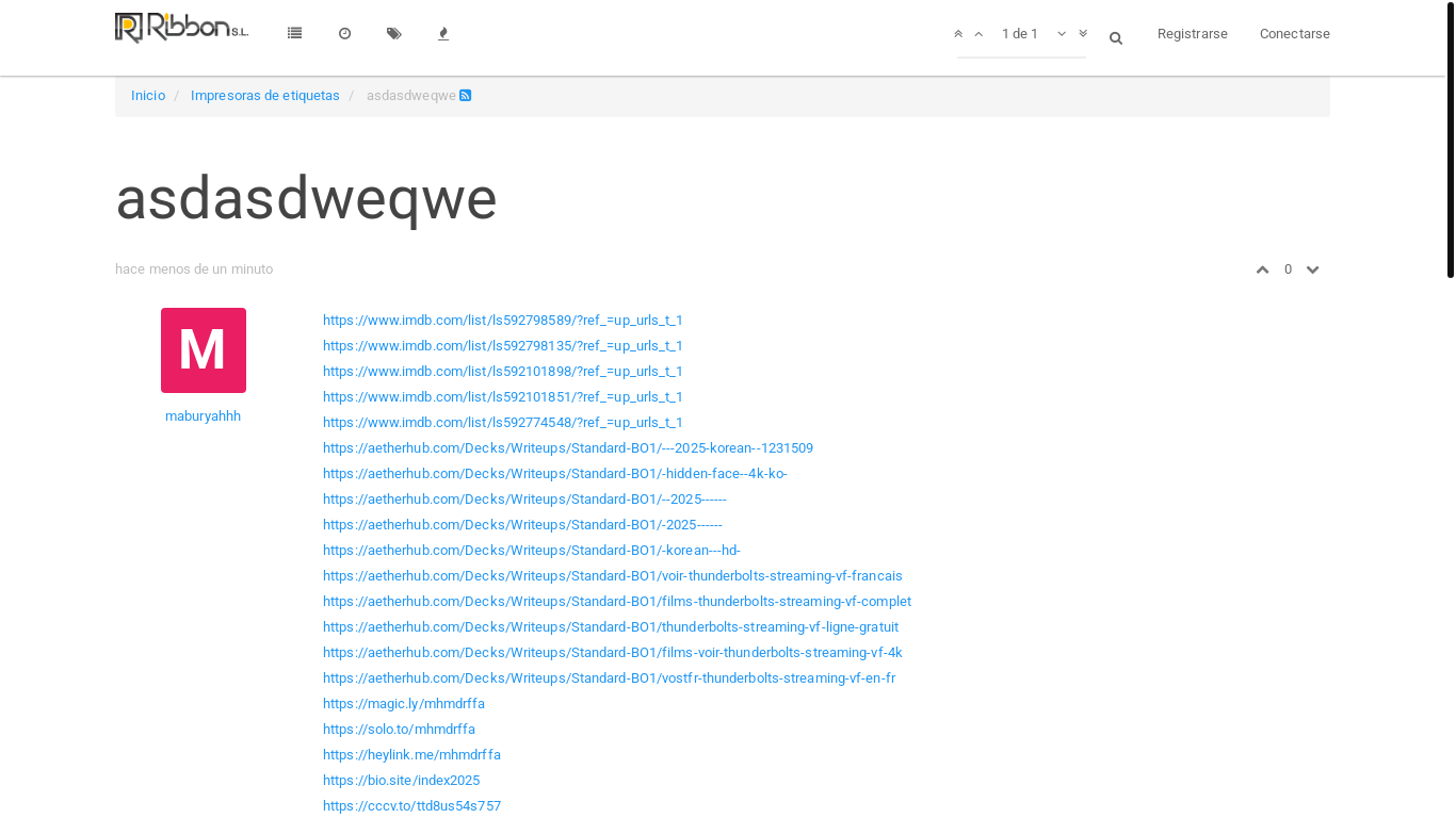 website screenshot of https://foro.ribbon.es/topic/75380/asdasdweqwe