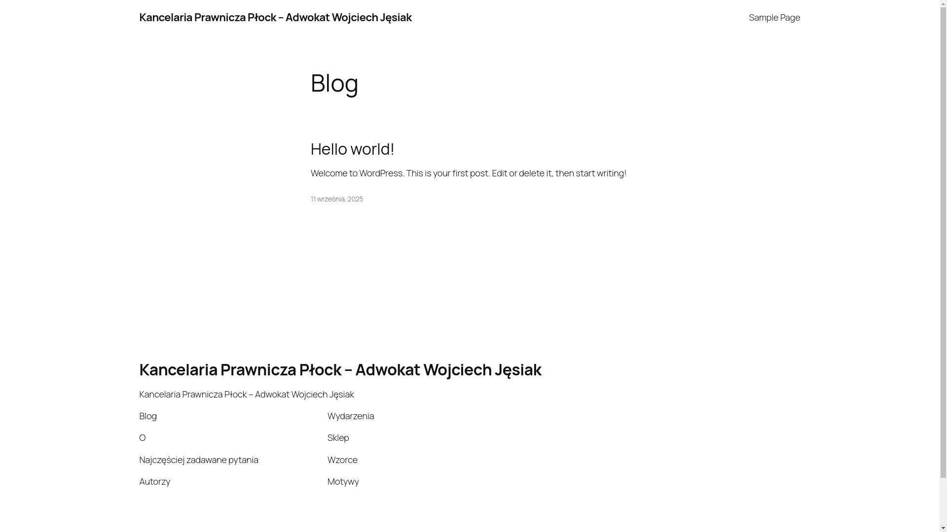 website screenshot of https://prawnikplock.com.pl/