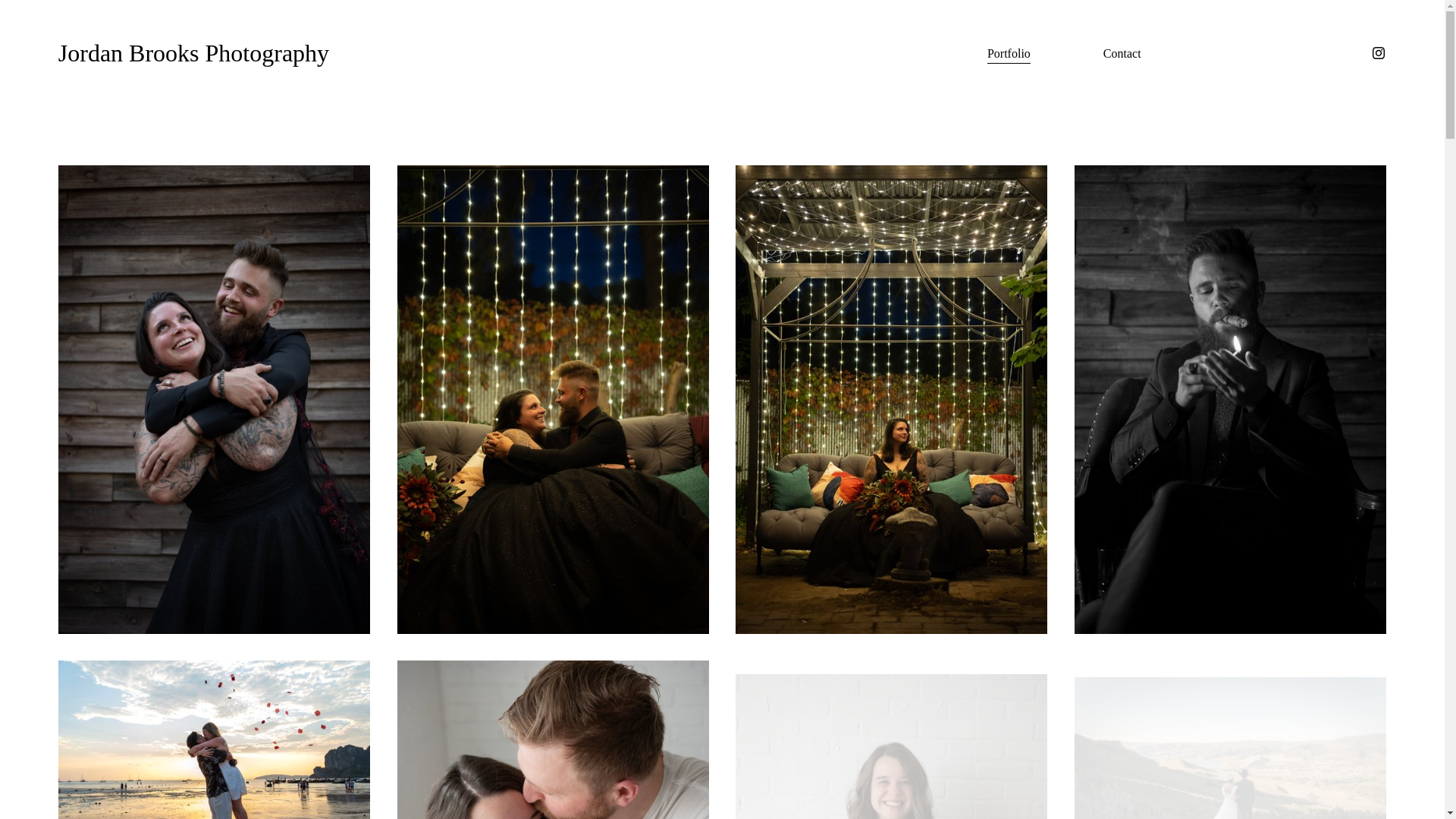 website screenshot of https://jordanbrooksphotography.com/