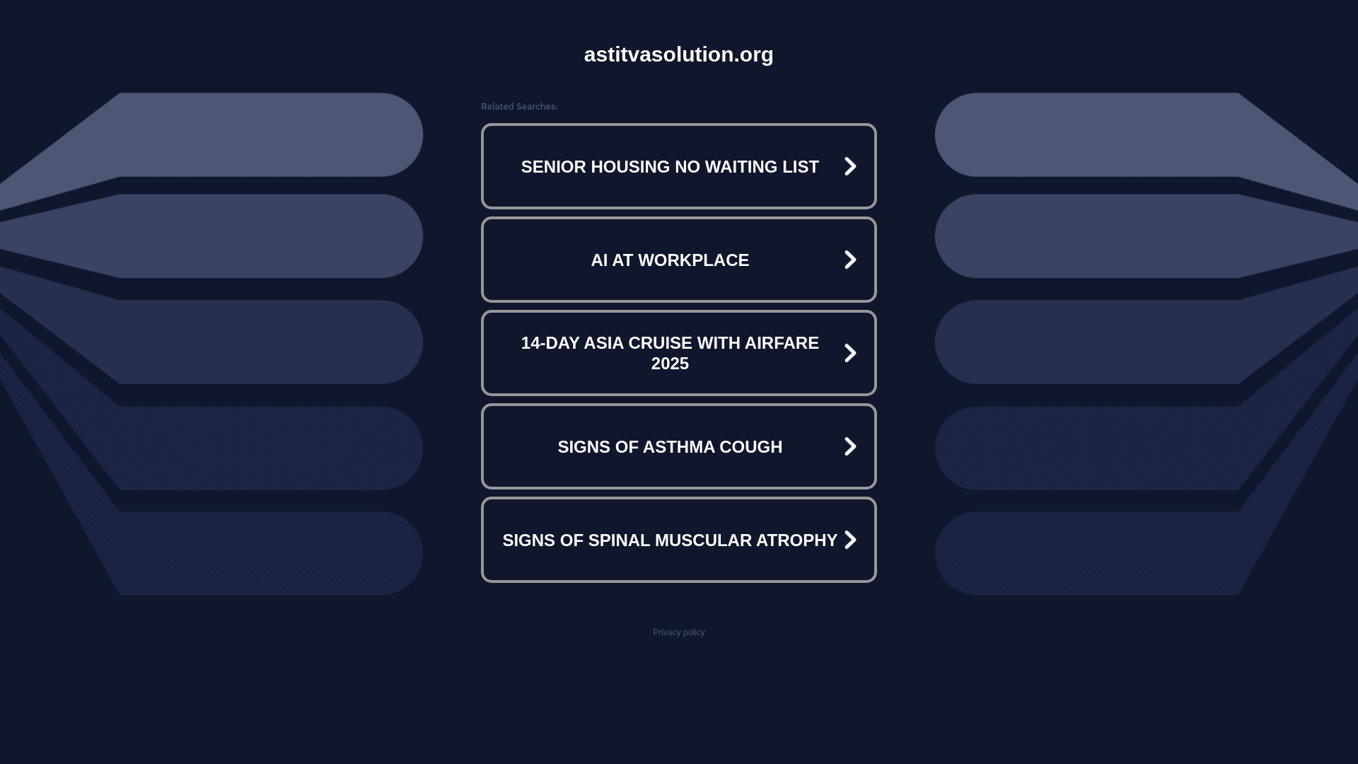 website screenshot of https://astitvasolution.org/
