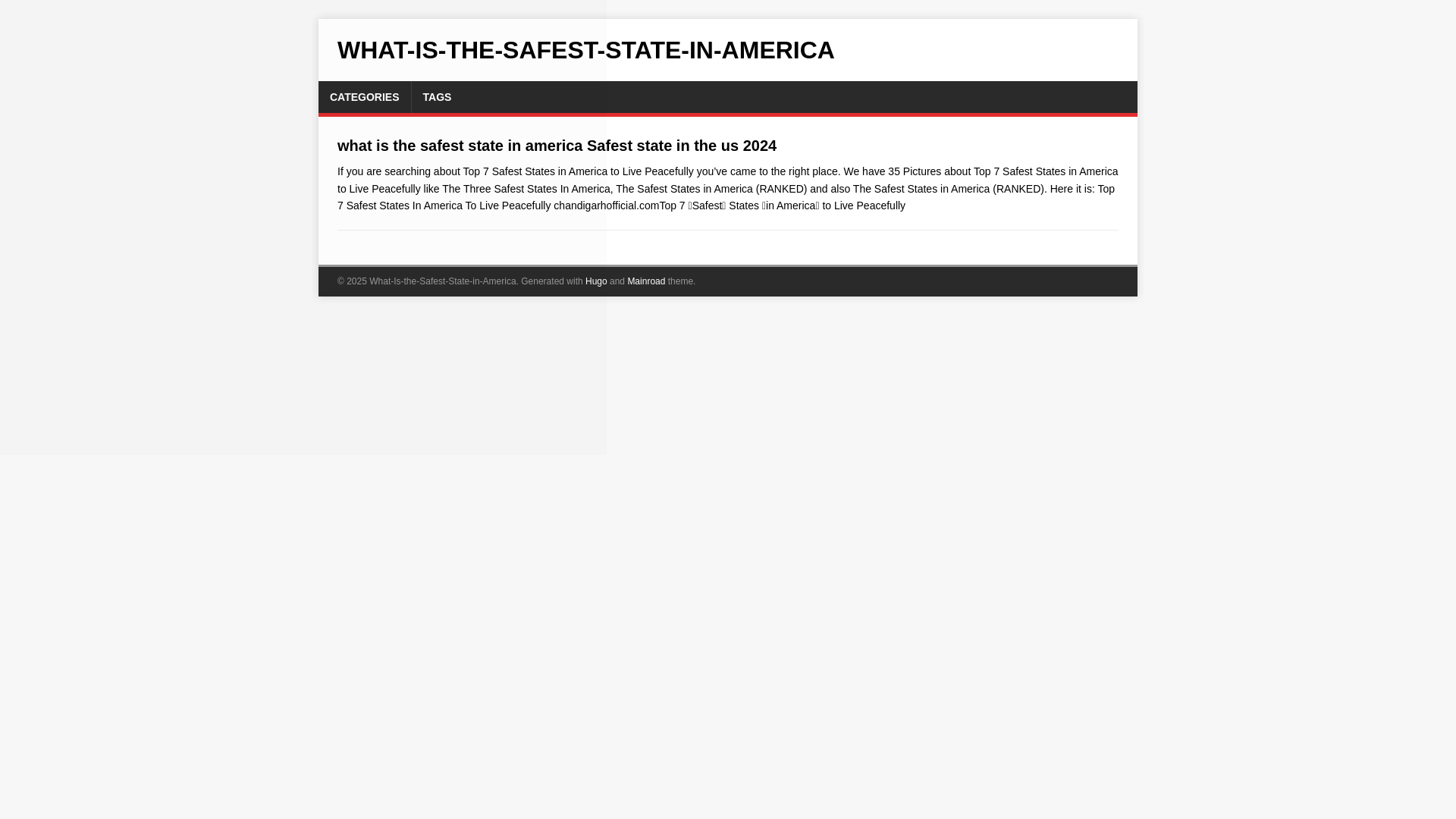 website screenshot of https://what-is-the-safest-state-in-america.pages.dev/