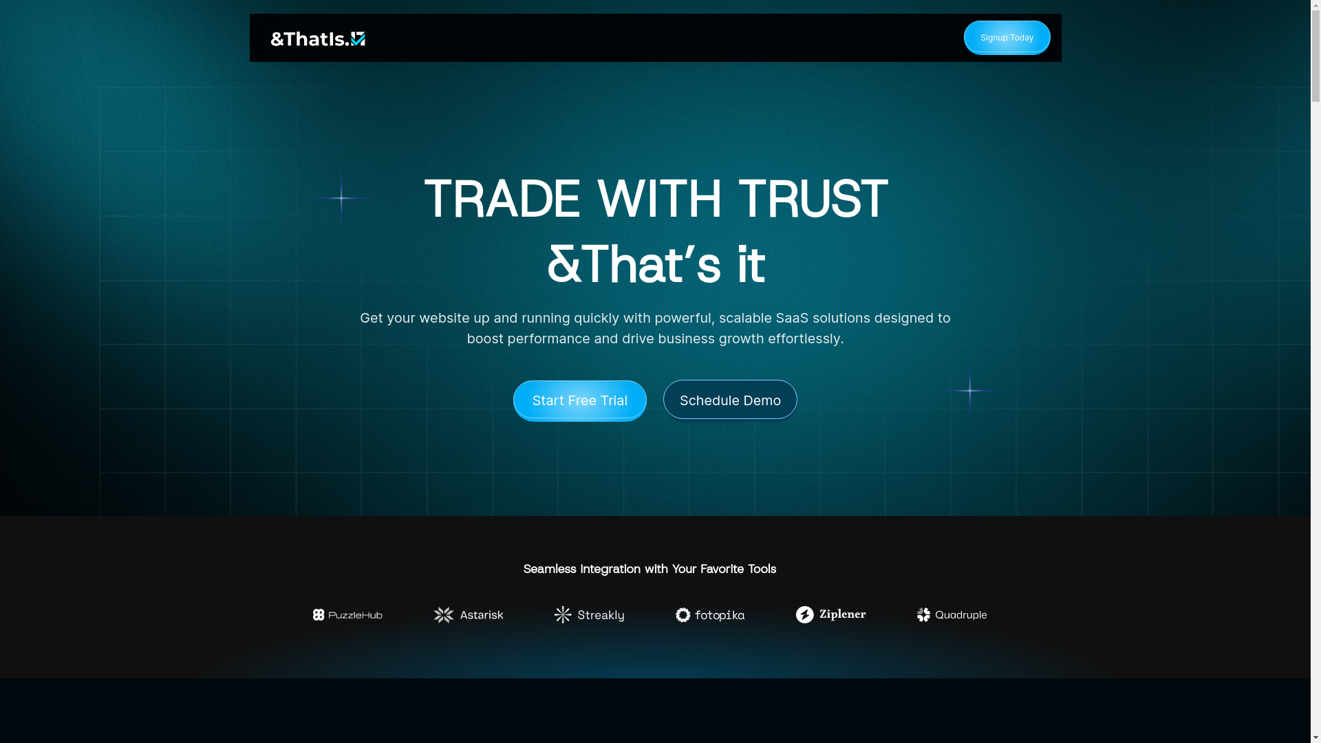 website screenshot of https://andthatis.net/