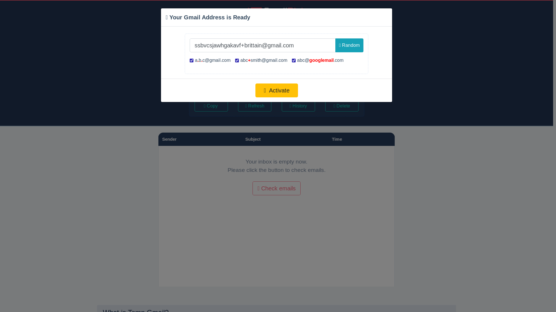 website screenshot of https://www.emailtick.com/