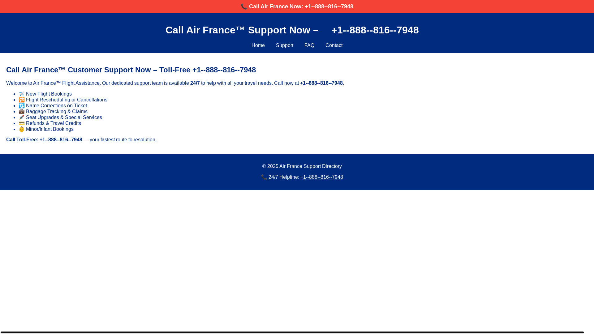 website screenshot of https://air-france-customer-care.pages.dev/