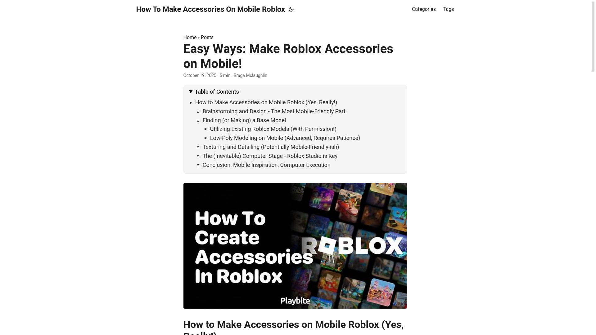 website screenshot of https://how-to-make-accessories-on-mobile-roblox.pages.dev/