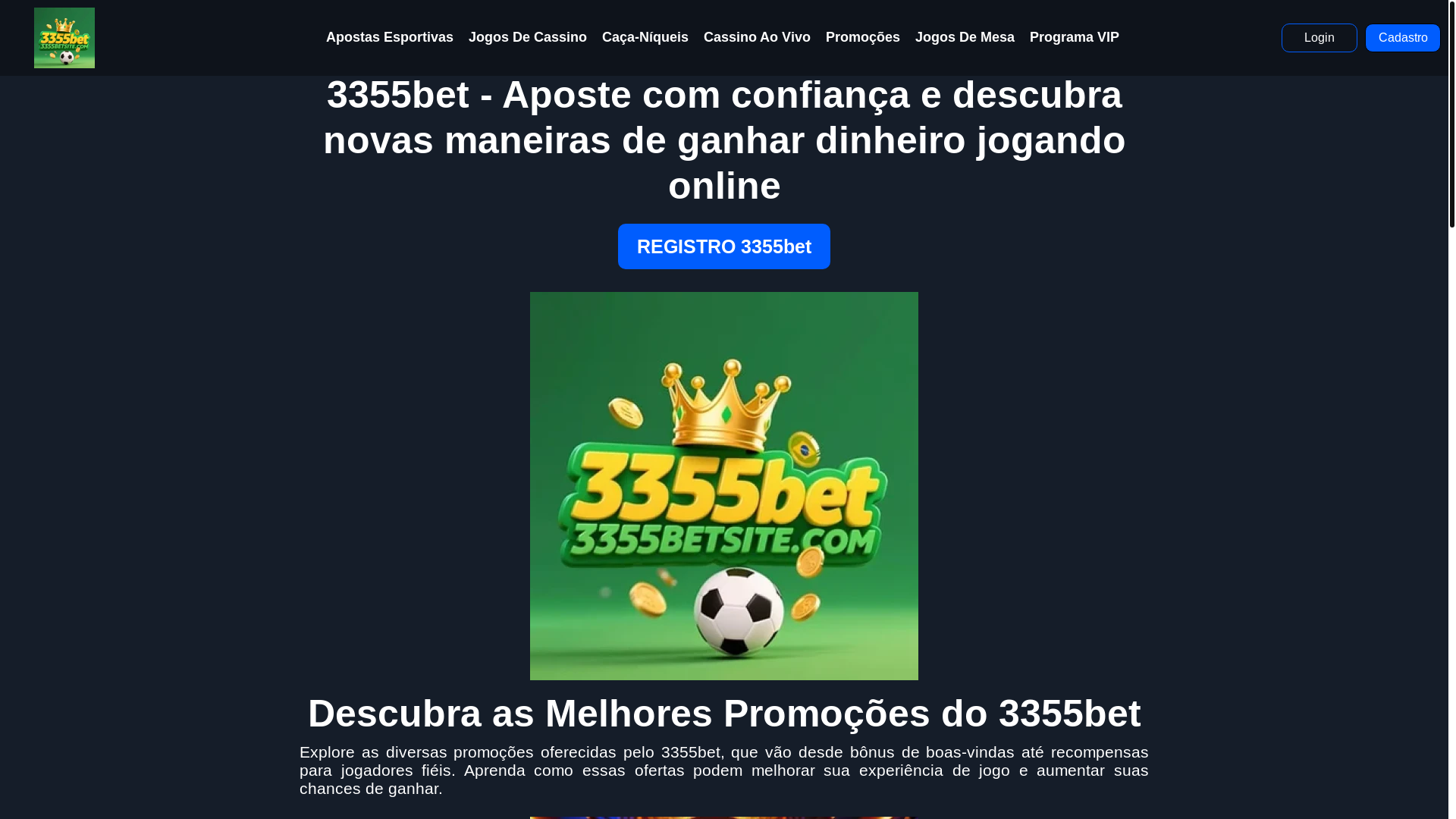 website screenshot of https://3355betsite.com/