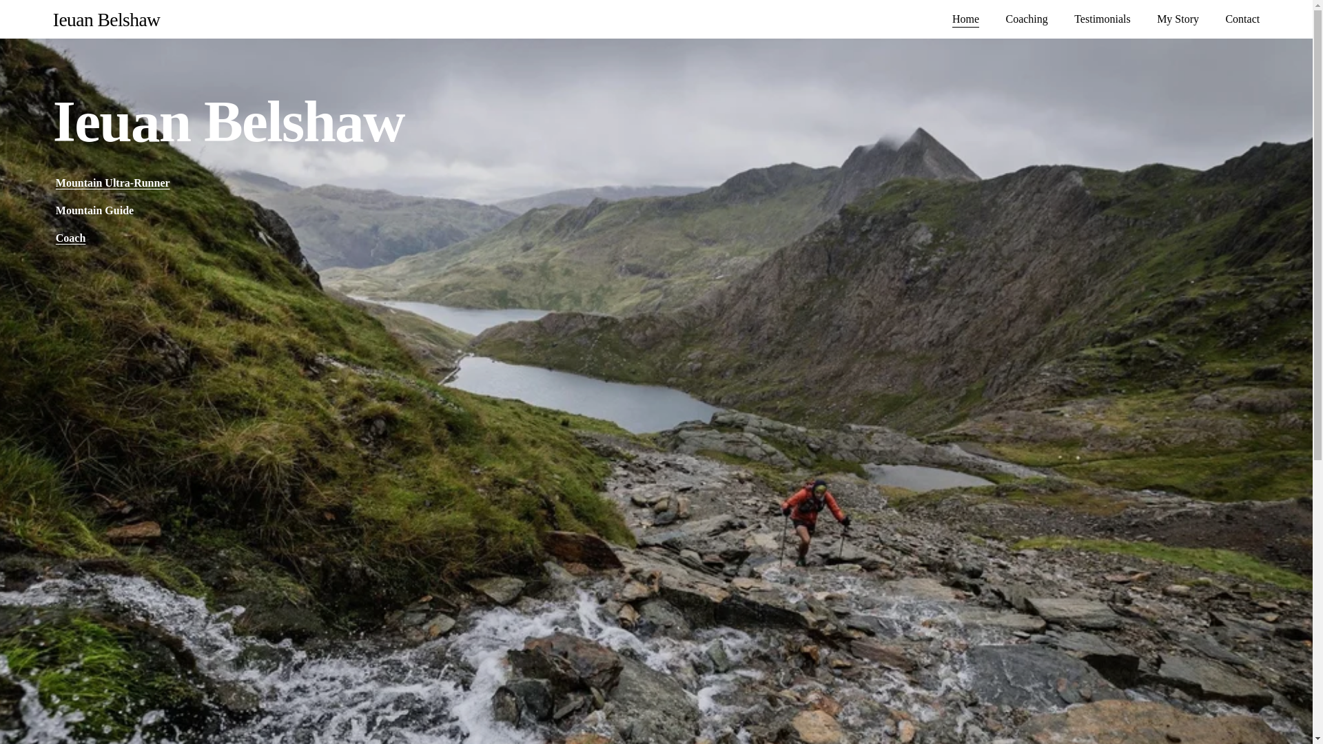 website screenshot of https://ieuanbelshaw.com/