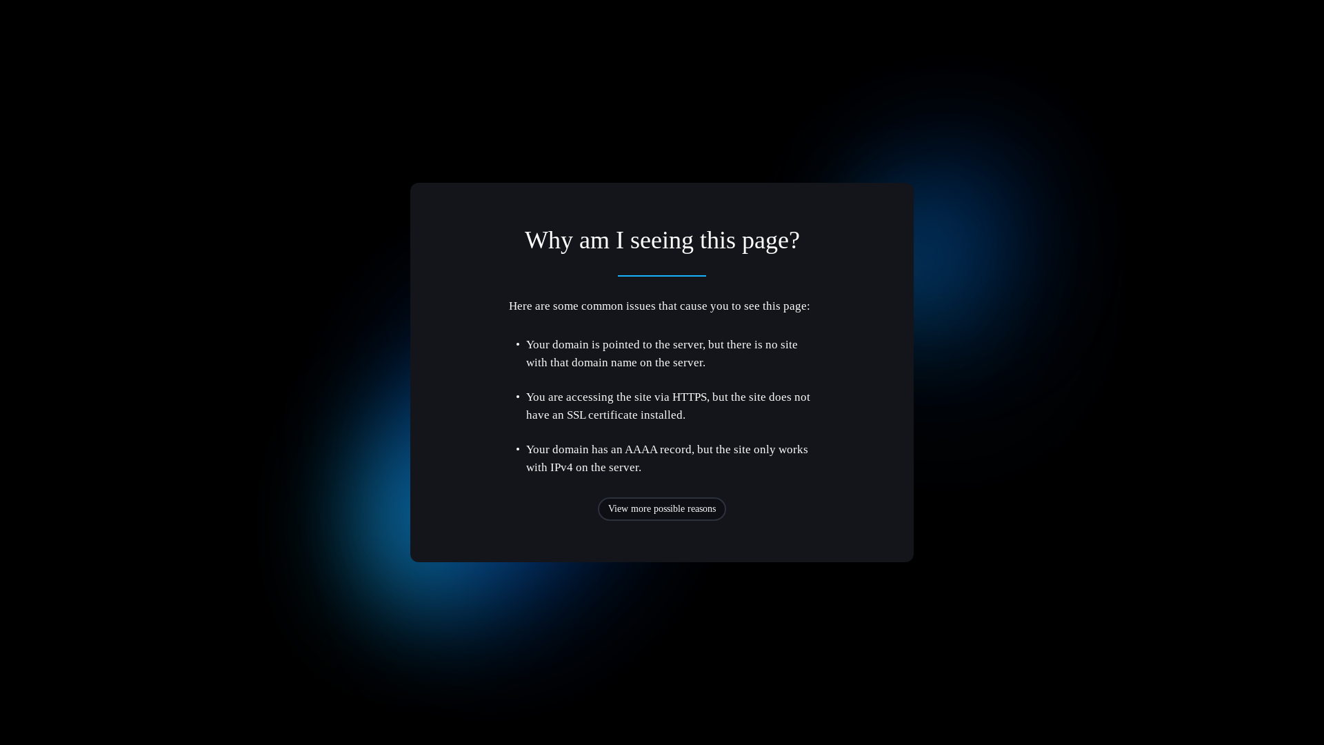 website screenshot of https://tenstrolite.cfd/